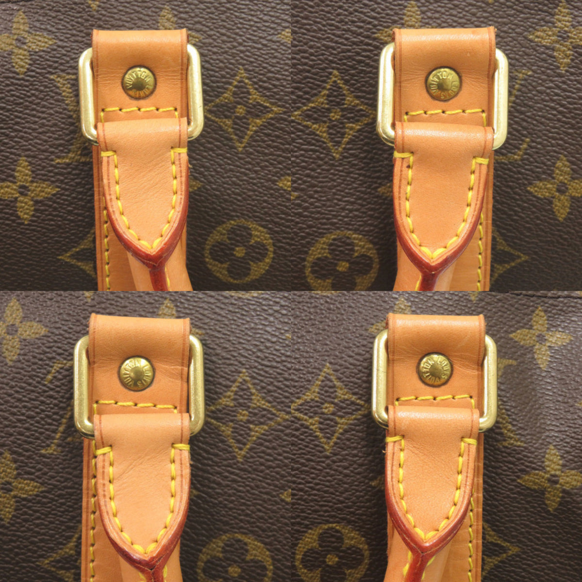 Louis Vuitton Brown Monogram Canvas Boston Bag (Pre-Owned)