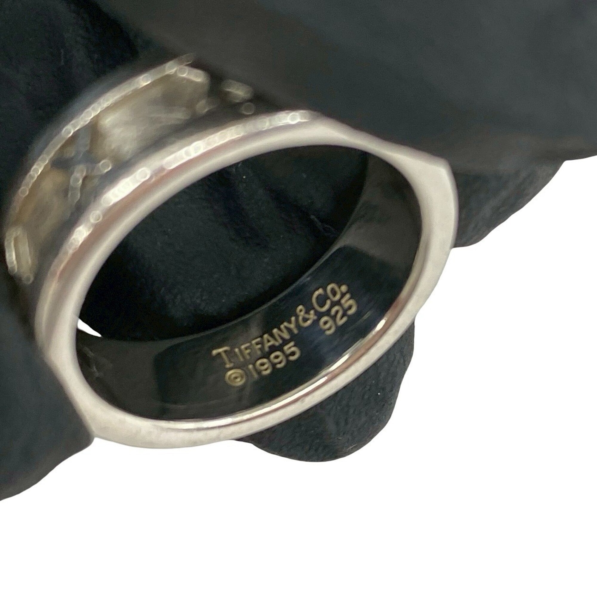 Tiffany Silver Silver 925 Band Ring (Pre-Owned)