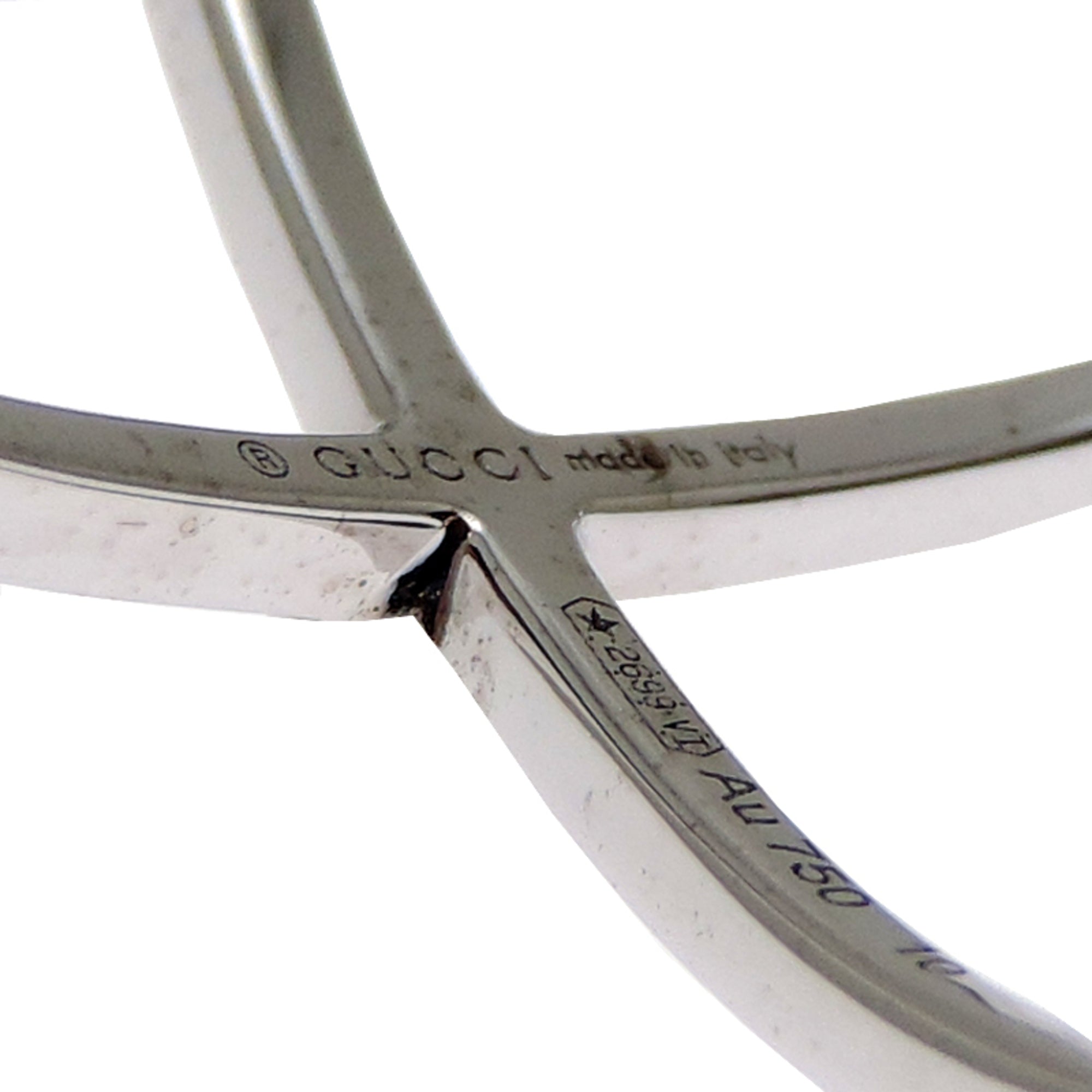 Gucci White Gold (18K) Band Ring (Pre-Owned)