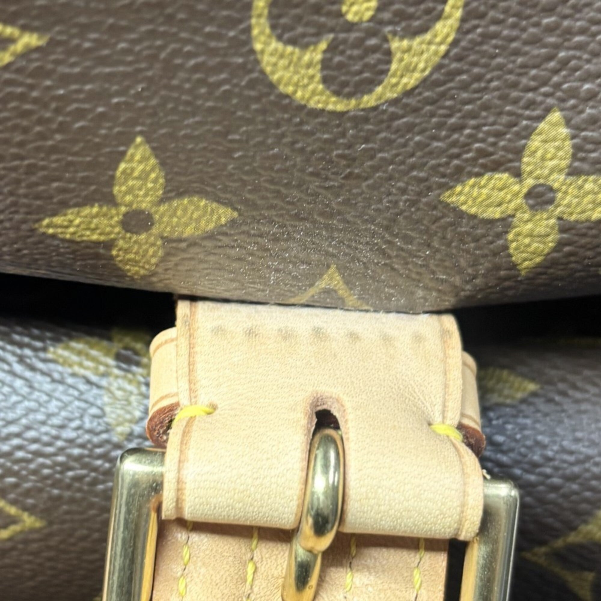 Louis Vuitton Brown Monogram Canvas Handbag Tote Bag (Pre-Owned)