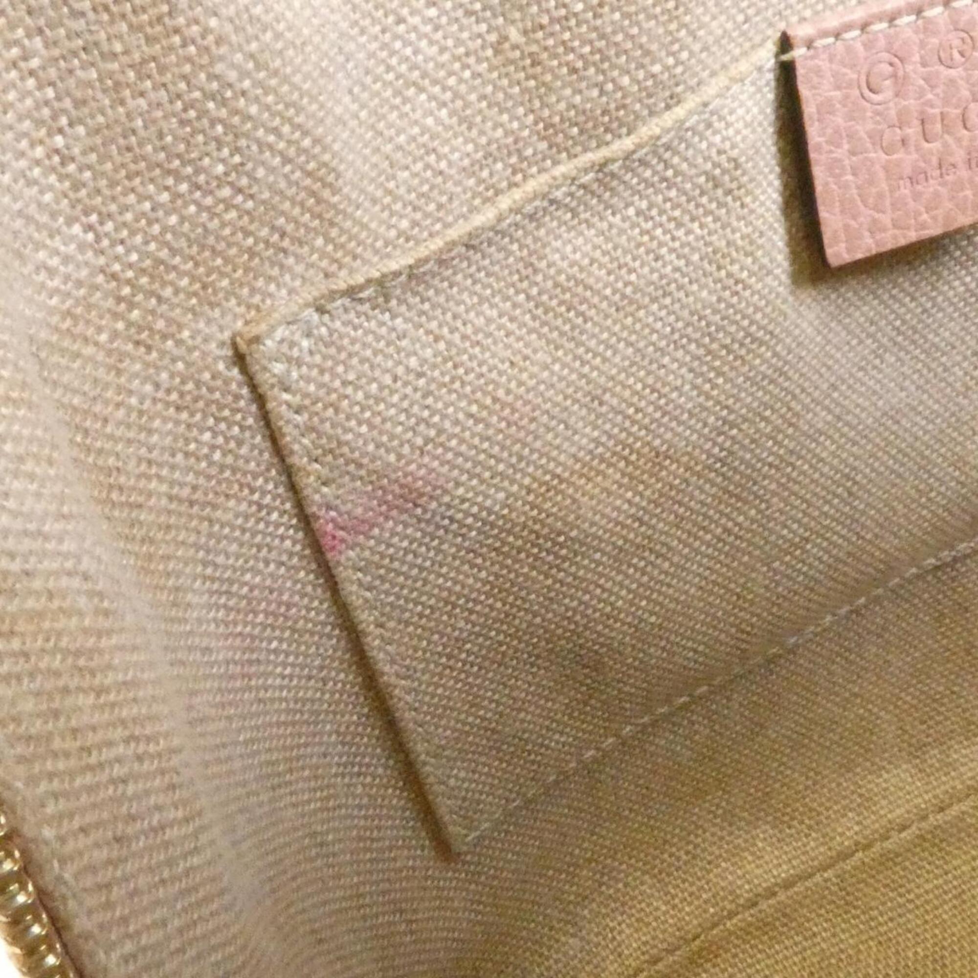 Gucci Pink Leather Handbag (Pre-Owned)