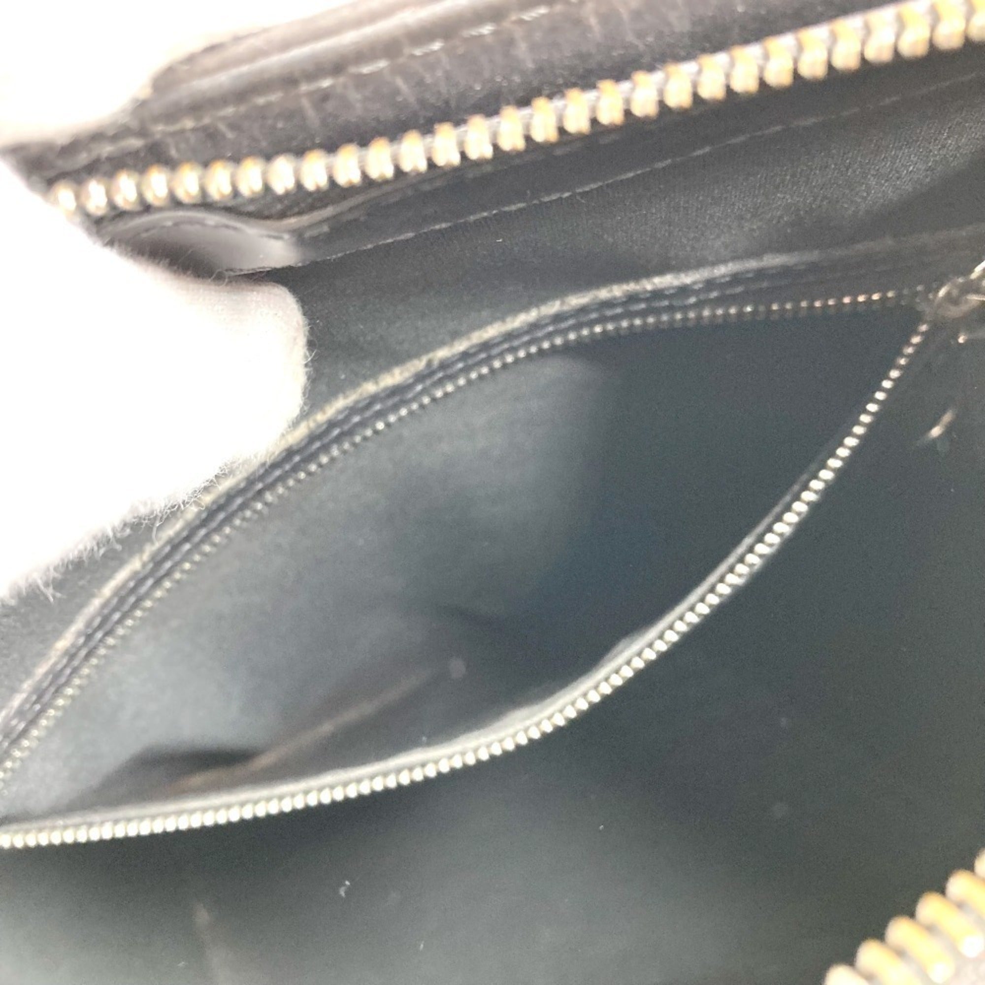 Louis Vuitton Black Dark Gray Monogram Mat Leather Shoulder Bag Tote Bag (Pre-Owned)