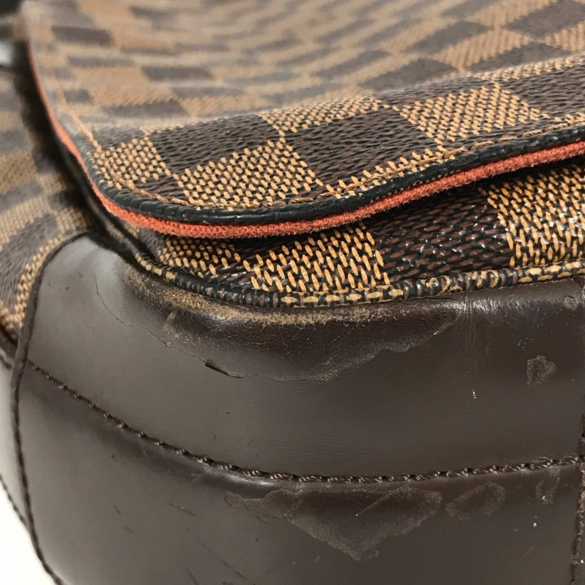 Louis Vuitton Brown Ebene Damier Canvas Handbag Shoulder Bag (Pre-Owned)