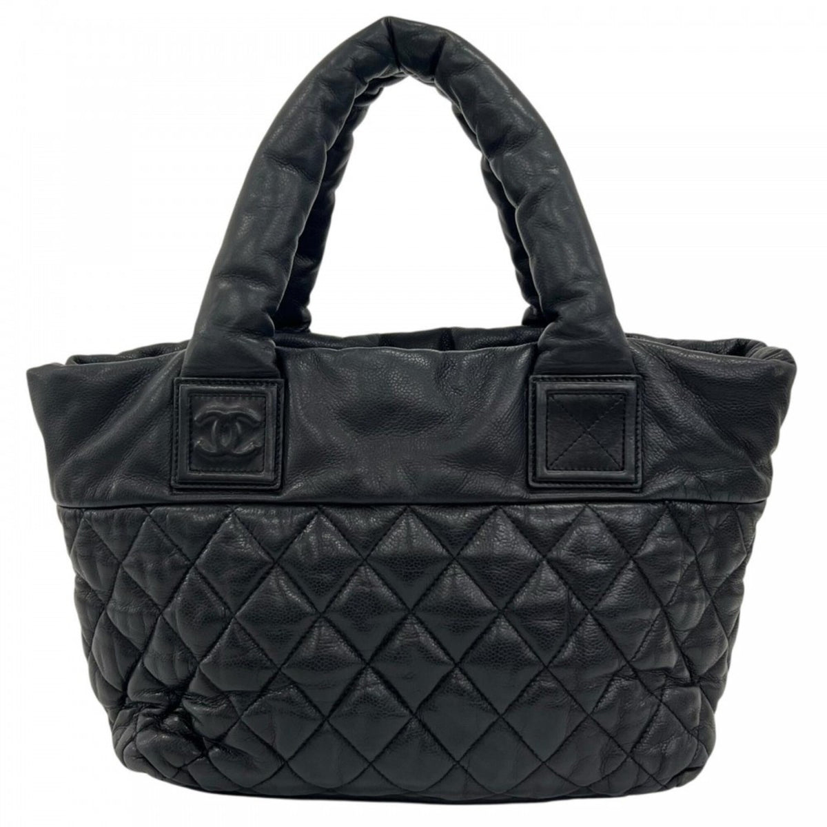 Chanel Black Leather Handbag (Pre-Owned)
