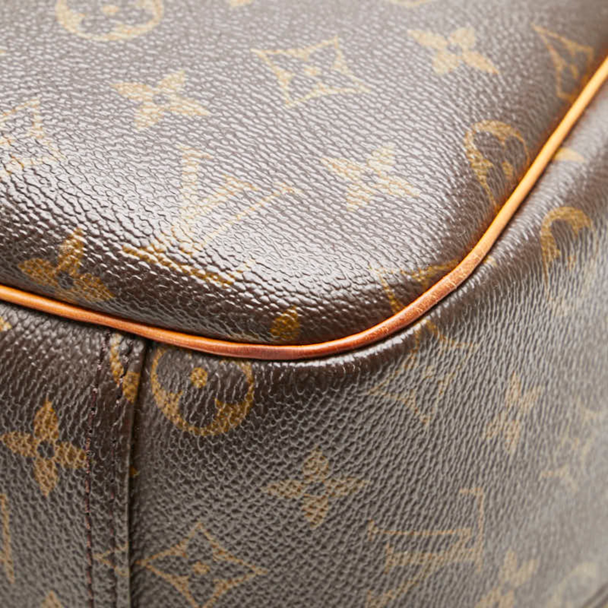 Louis Vuitton Monogram Brown Pvc Leather Handbag (Pre-Owned)