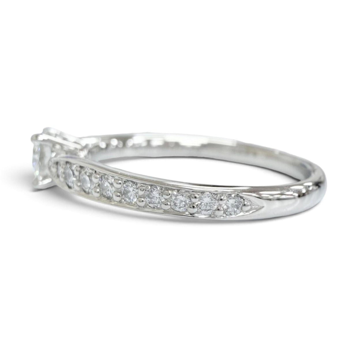 Tiffany Platinum Platinum 950 Band Ring (Pre-Owned)
