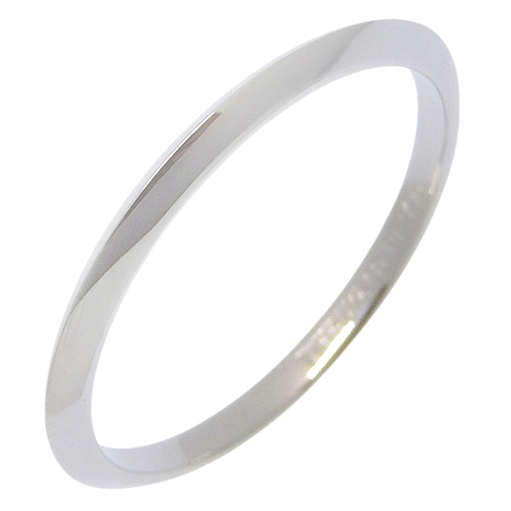 Tiffany Platinum Platinum 950 Band Ring (Pre-Owned)