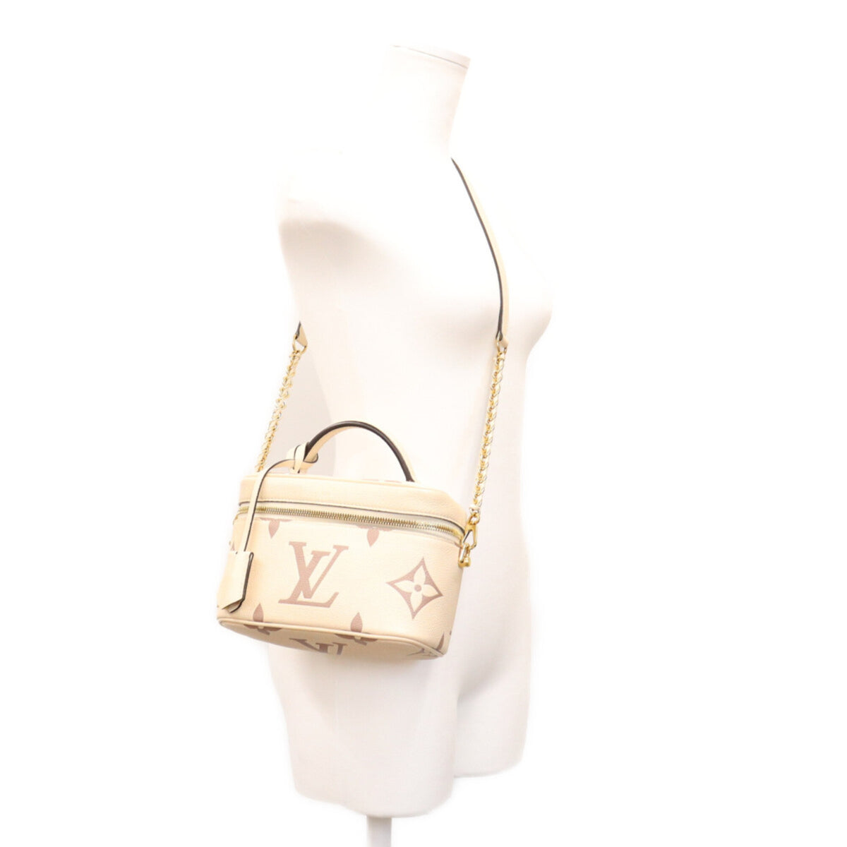 Louis Vuitton Beige Monogram Empreinte Shoulder Bag (Pre-Owned)