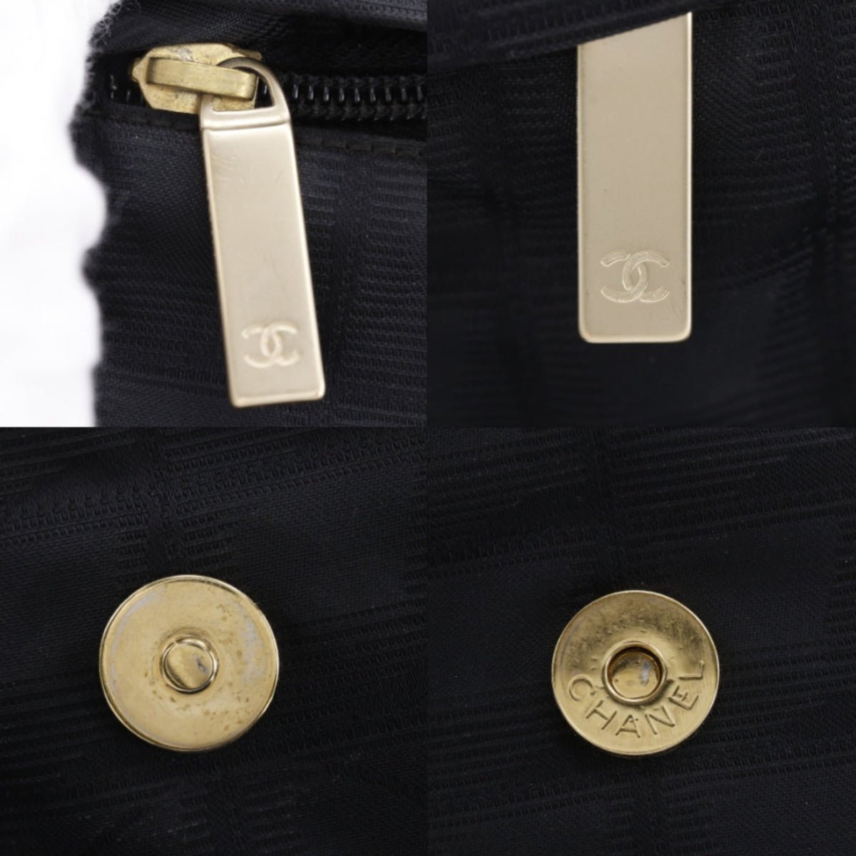 Chanel New Travel Line Black New Travel Line Shoulder Bag (Pre-Owned)