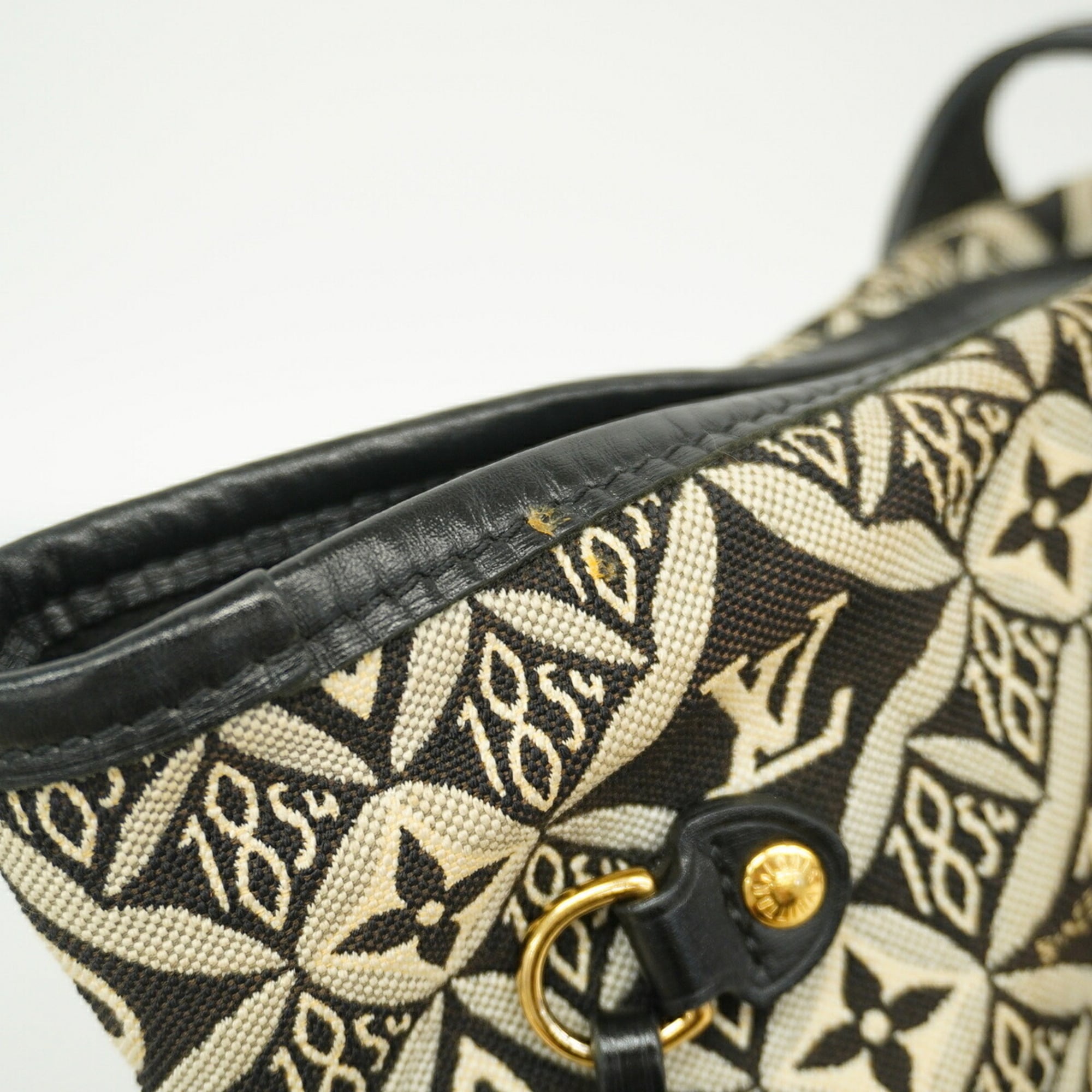 Louis Vuitton Black Gray Tote Bag (Pre-Owned)