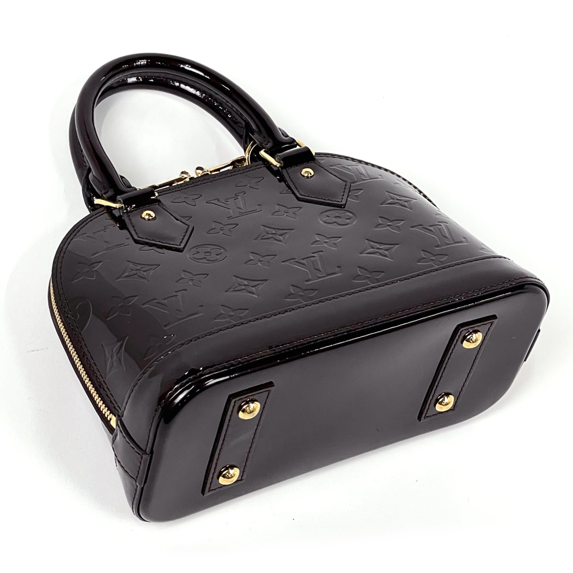 Louis Vuitton Amarante Purple Monogram Vernis Handbag (Pre-Owned)
