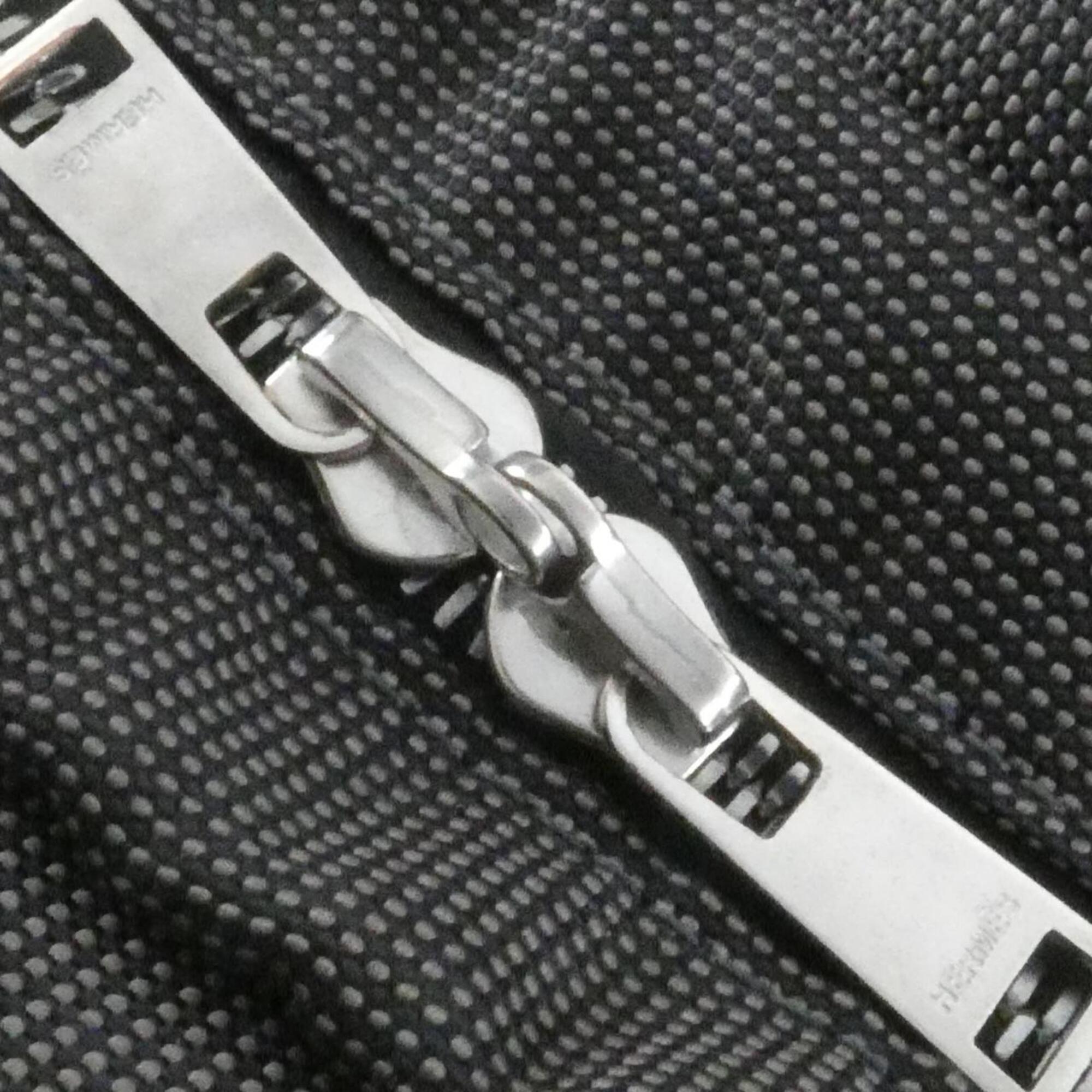 Hermes Black Canvas Handbag (Pre-Owned)