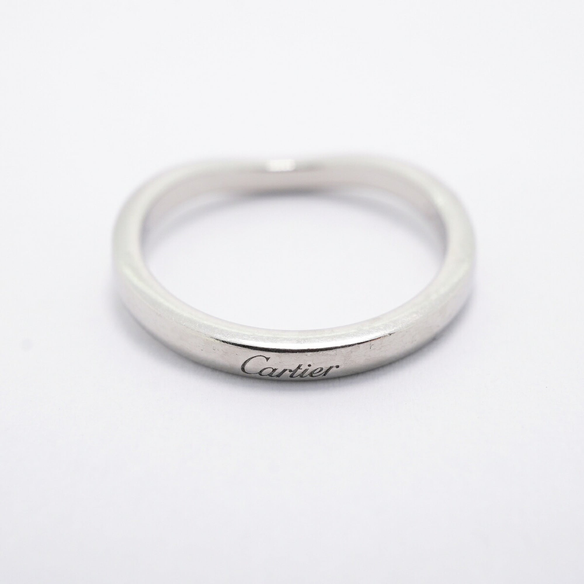 Cartier Platinum 950 Band Ring (Pre-Owned)