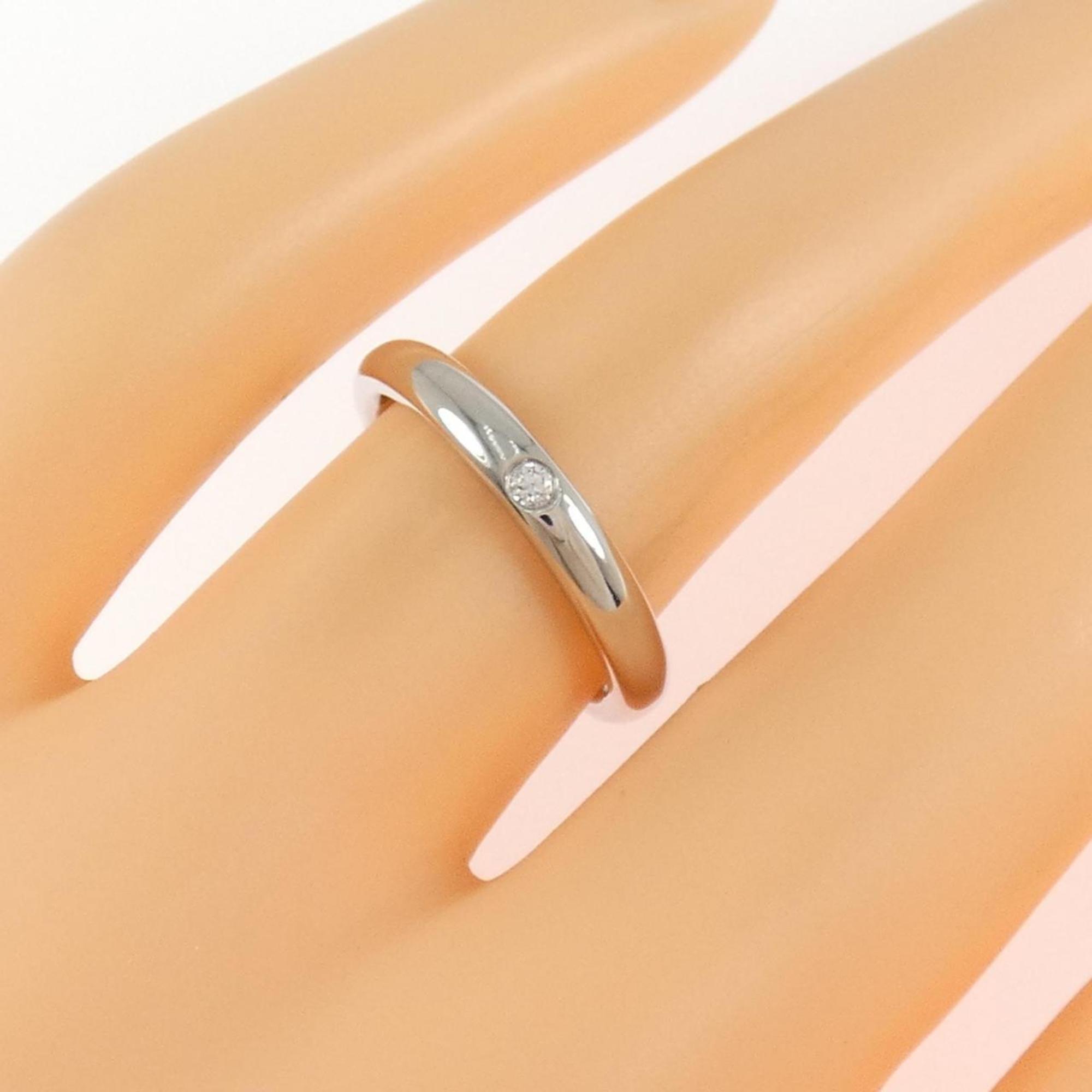 Tiffany Platinum Platinum 950 Band Ring (Pre-Owned)