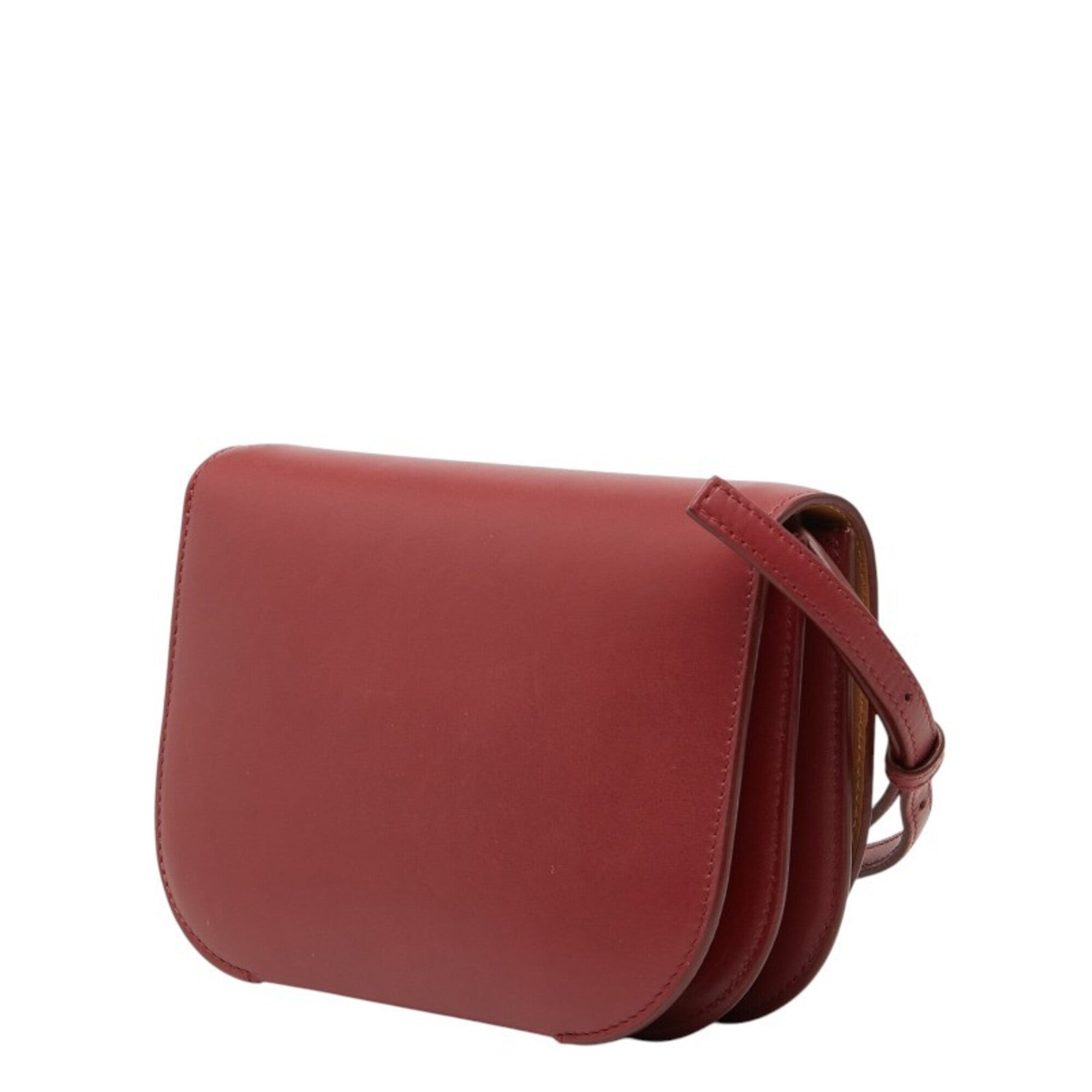 Loewe Bordeaux Leather Shoulder Bag (Pre-Owned)