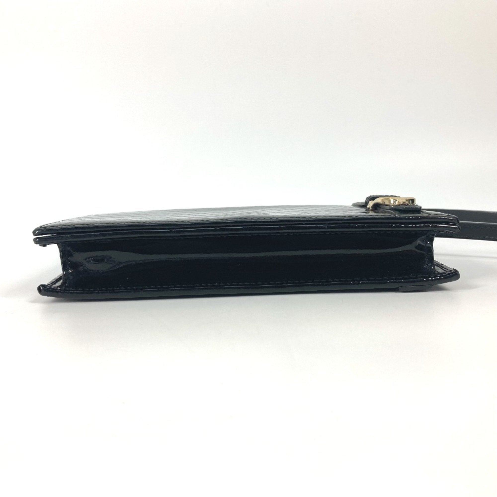 Gucci Black Patent Leather Shoulder Bag (Pre-Owned)