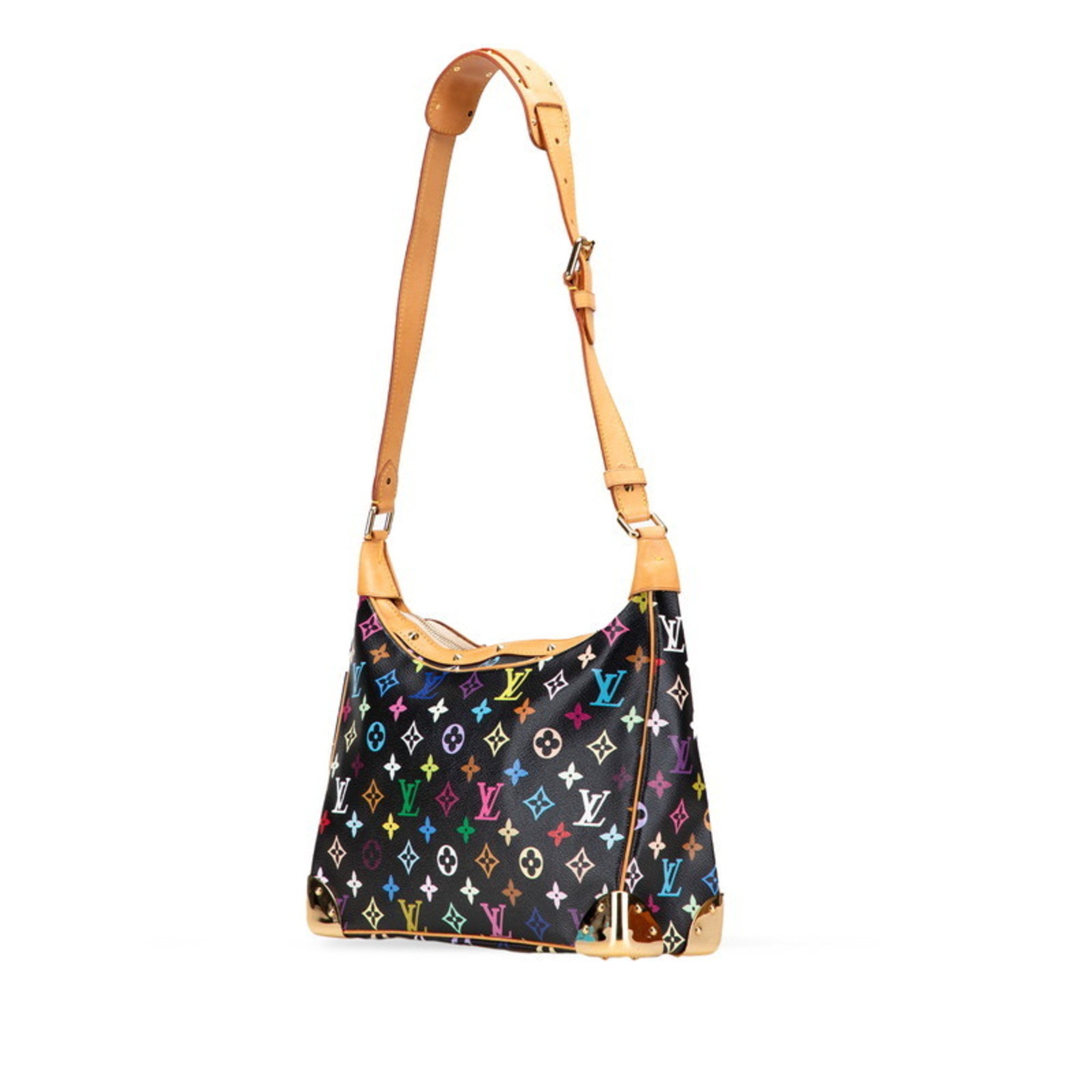 Louis Vuitton Monogram Multicolore Black Noir Pvc Leather Shoulder Bag (Pre-Owned)