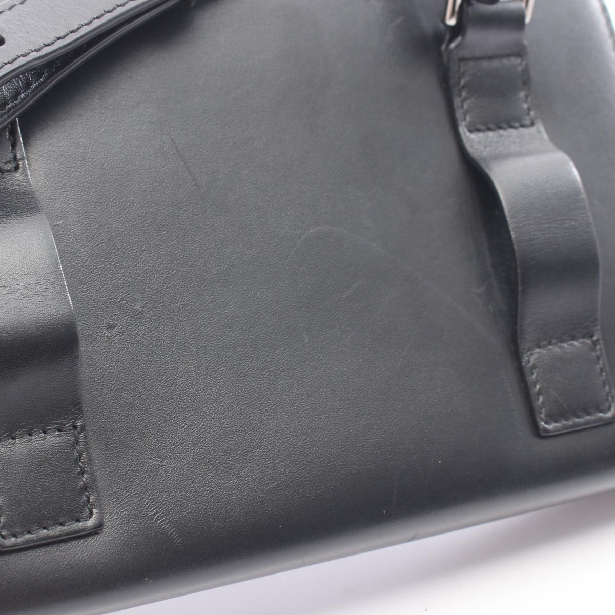 Christian Dior Black Leather Handbag Shoulder Bag (Pre-Owned)