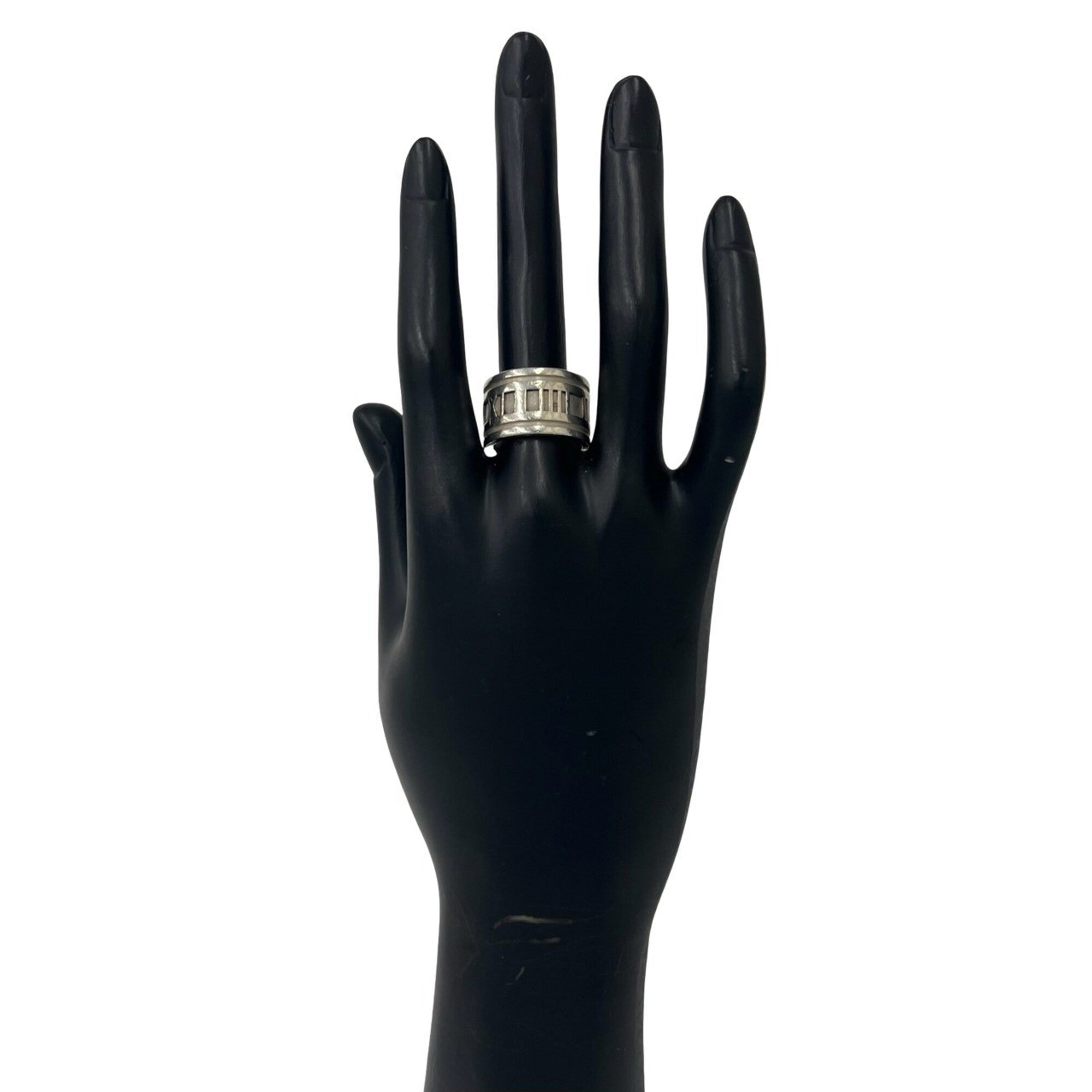 Tiffany Silver Silver 925 Band Ring (Pre-Owned)