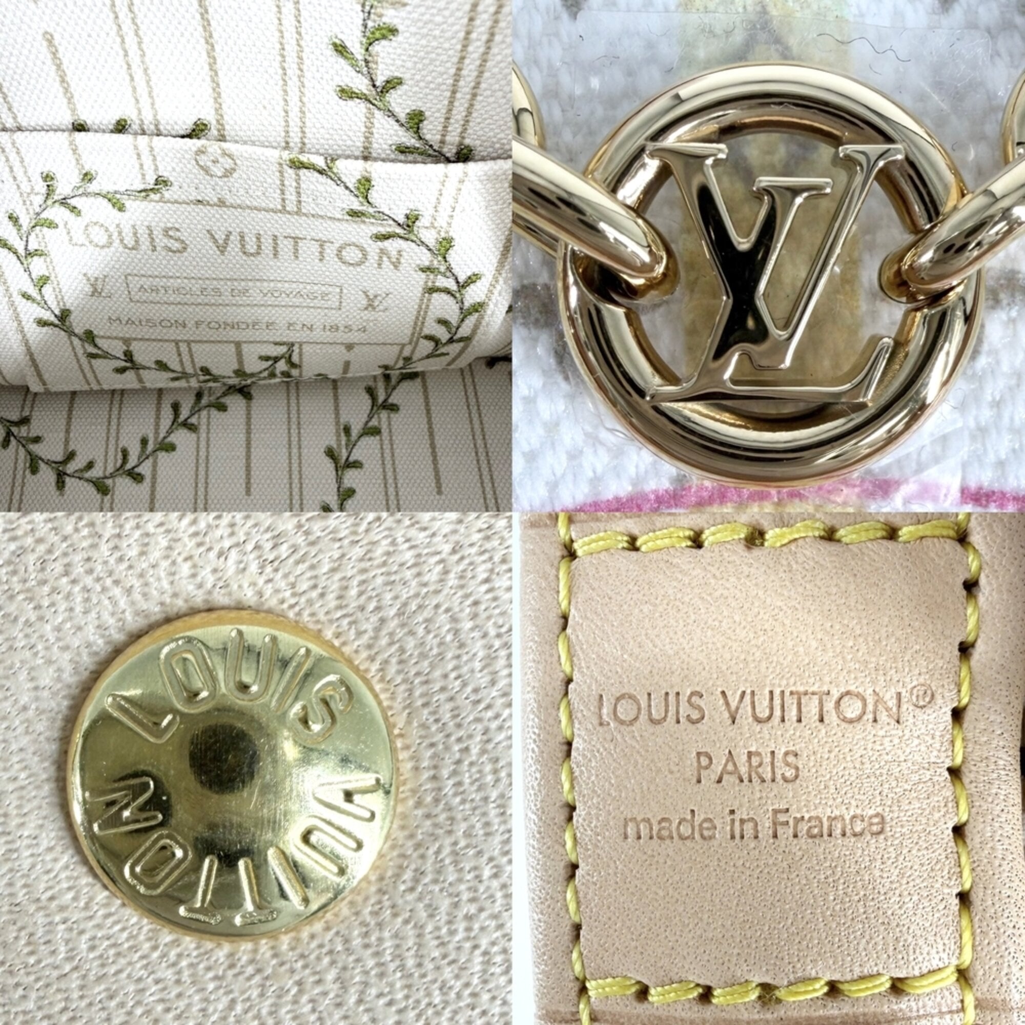 Louis Vuitton Beige Monogram White Monogram Handbag Shoulder Bag (Pre-Owned)