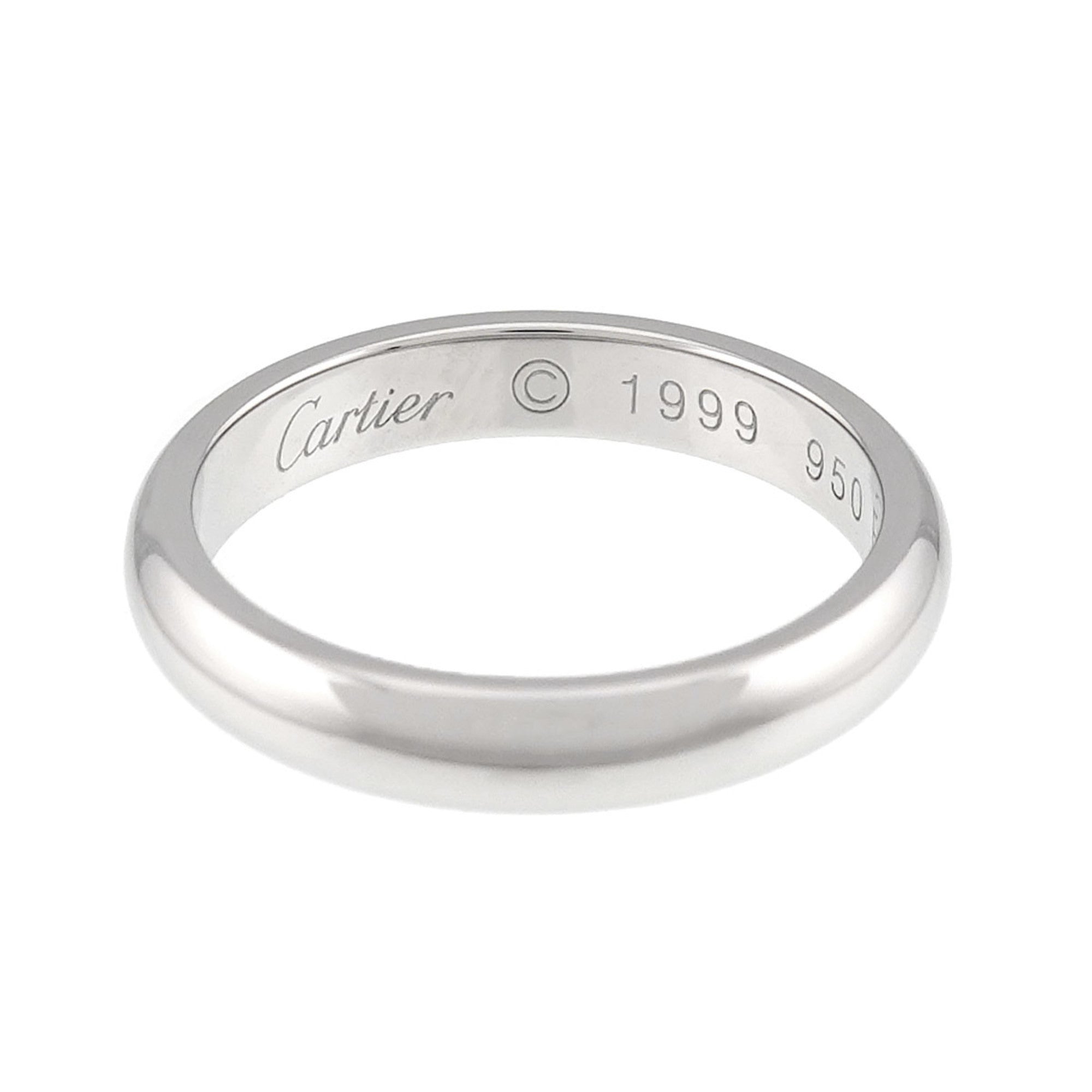 Cartier Platinum 950 Band Ring (Pre-Owned)