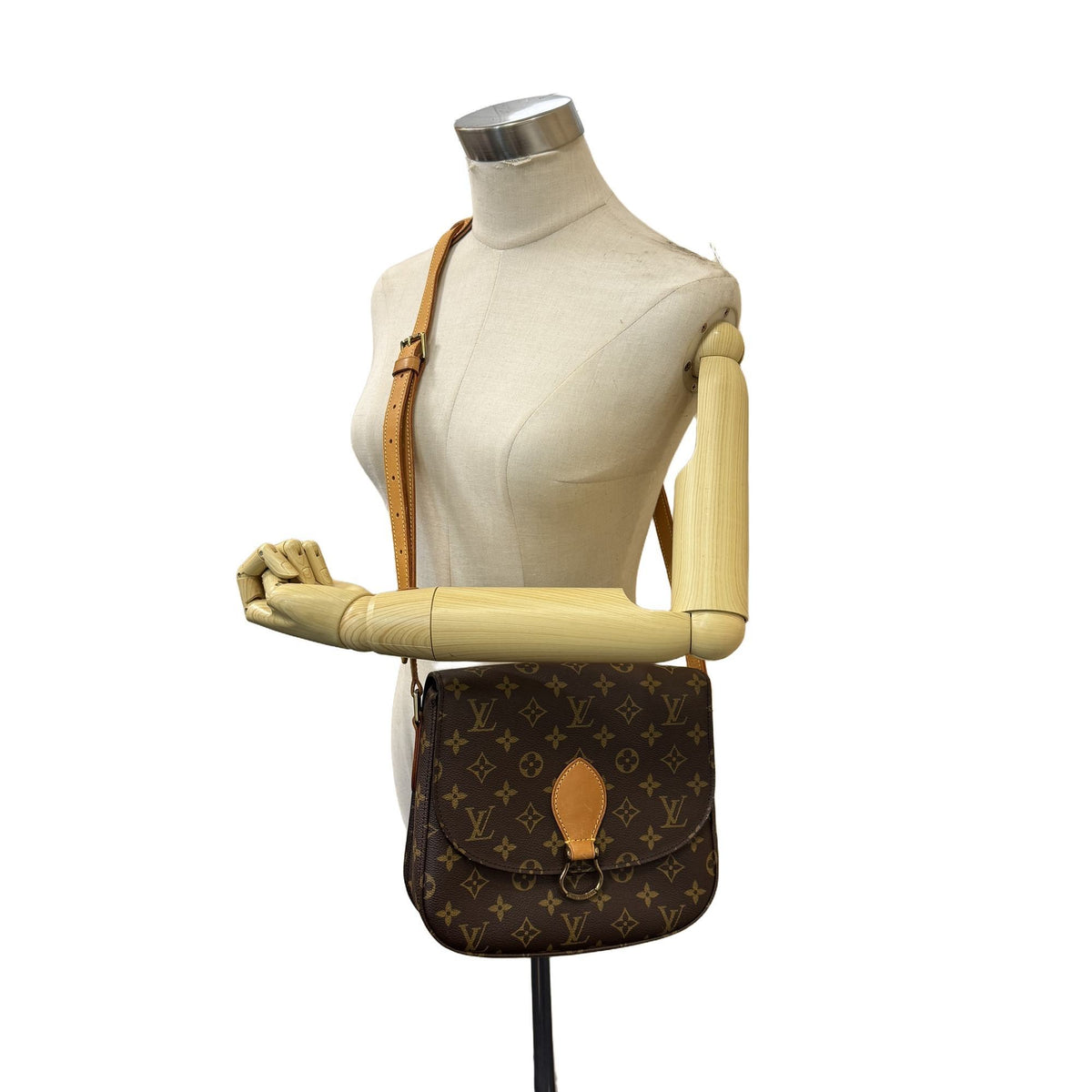 Louis Vuitton Brown Galle Monogram Monogram Crossbody Bag Pochette Shoulder Bag (Pre-Owned)