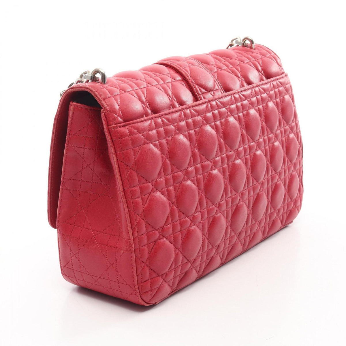 Christian Dior Pink Leather Handbag Shoulder Bag (Pre-Owned)