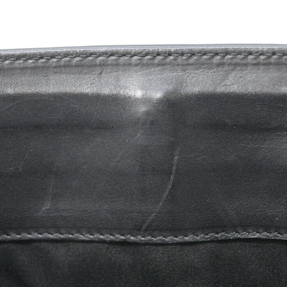 Bottega Veneta Black Leather Briefcase (Pre-Owned)