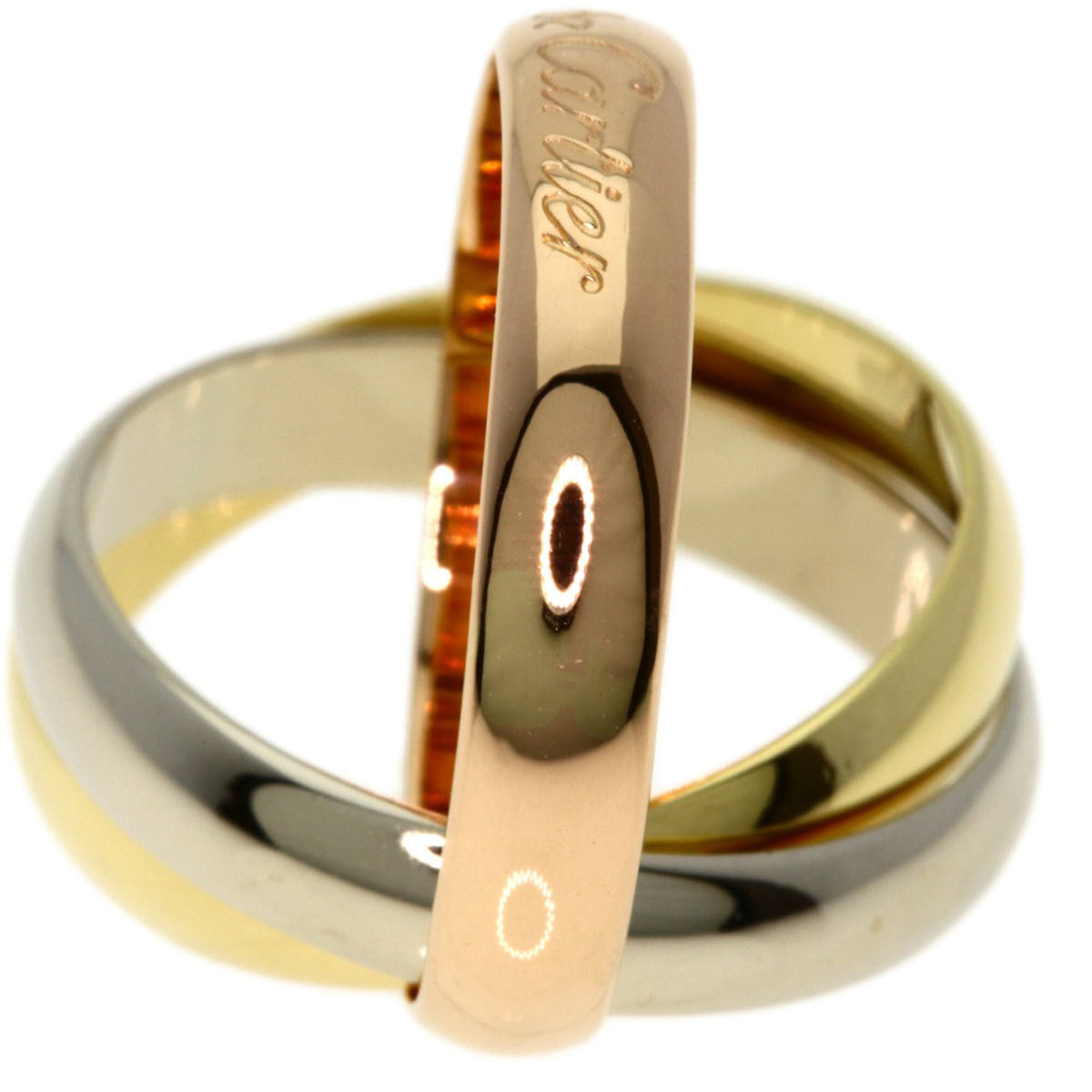 Cartier Trinity Yellow Gold (18K) Pink Gold (18K) White Gold (18K) Band Ring (Pre-Owned)
