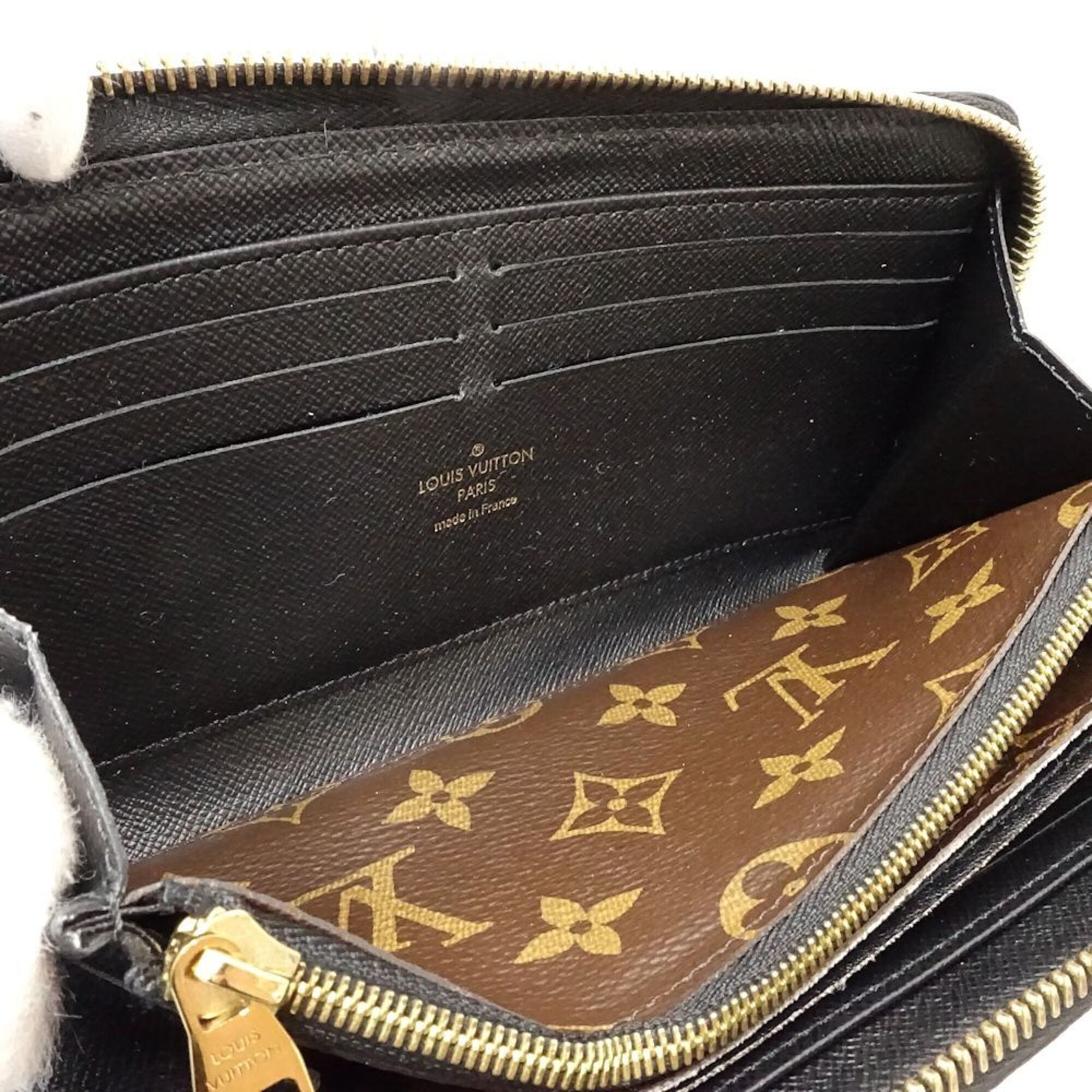 Louis Vuitton Monogram Noir Leather Coin Purse/Coin Case (Pre-Owned)