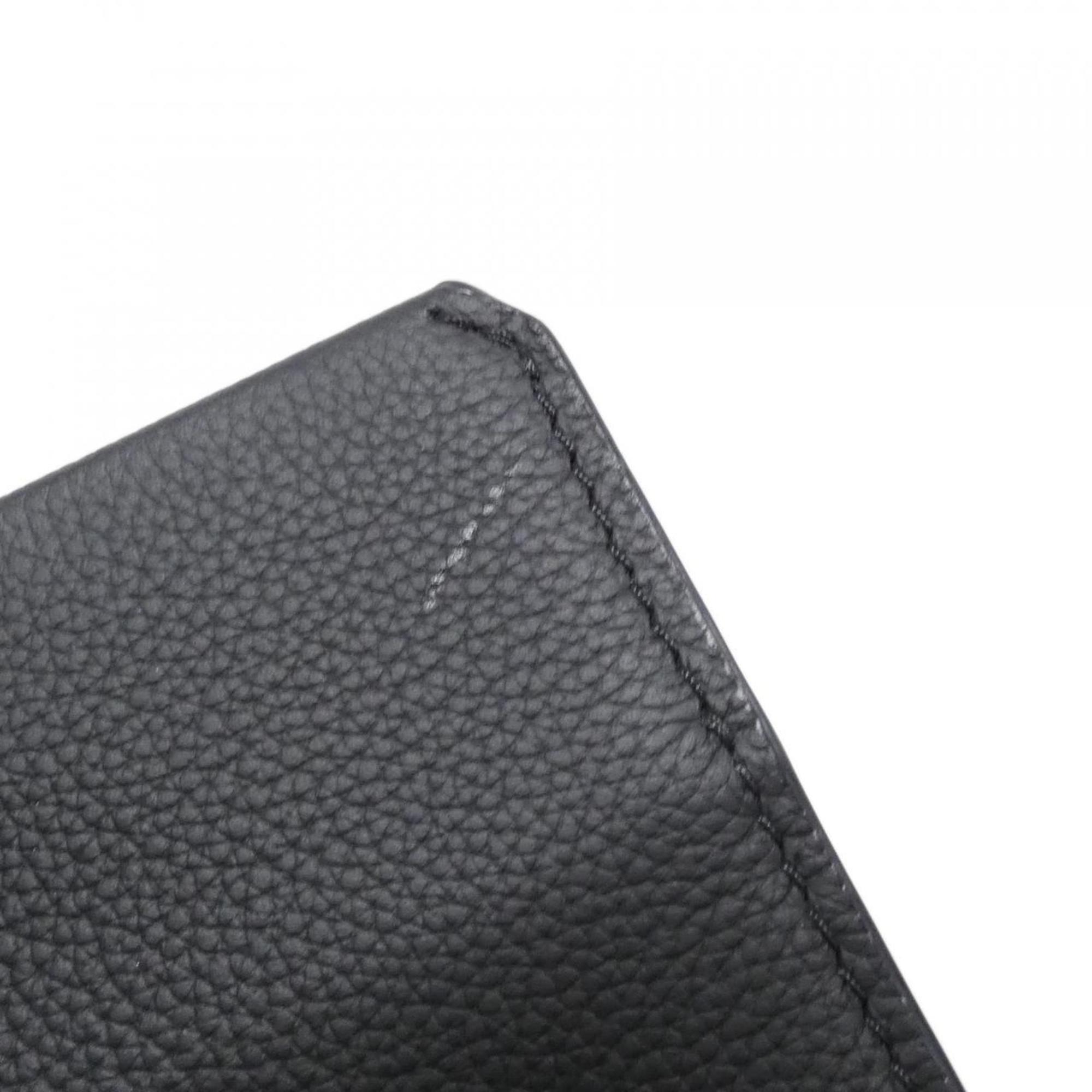 Louis Vuitton Black Leather Handbag (Pre-Owned)