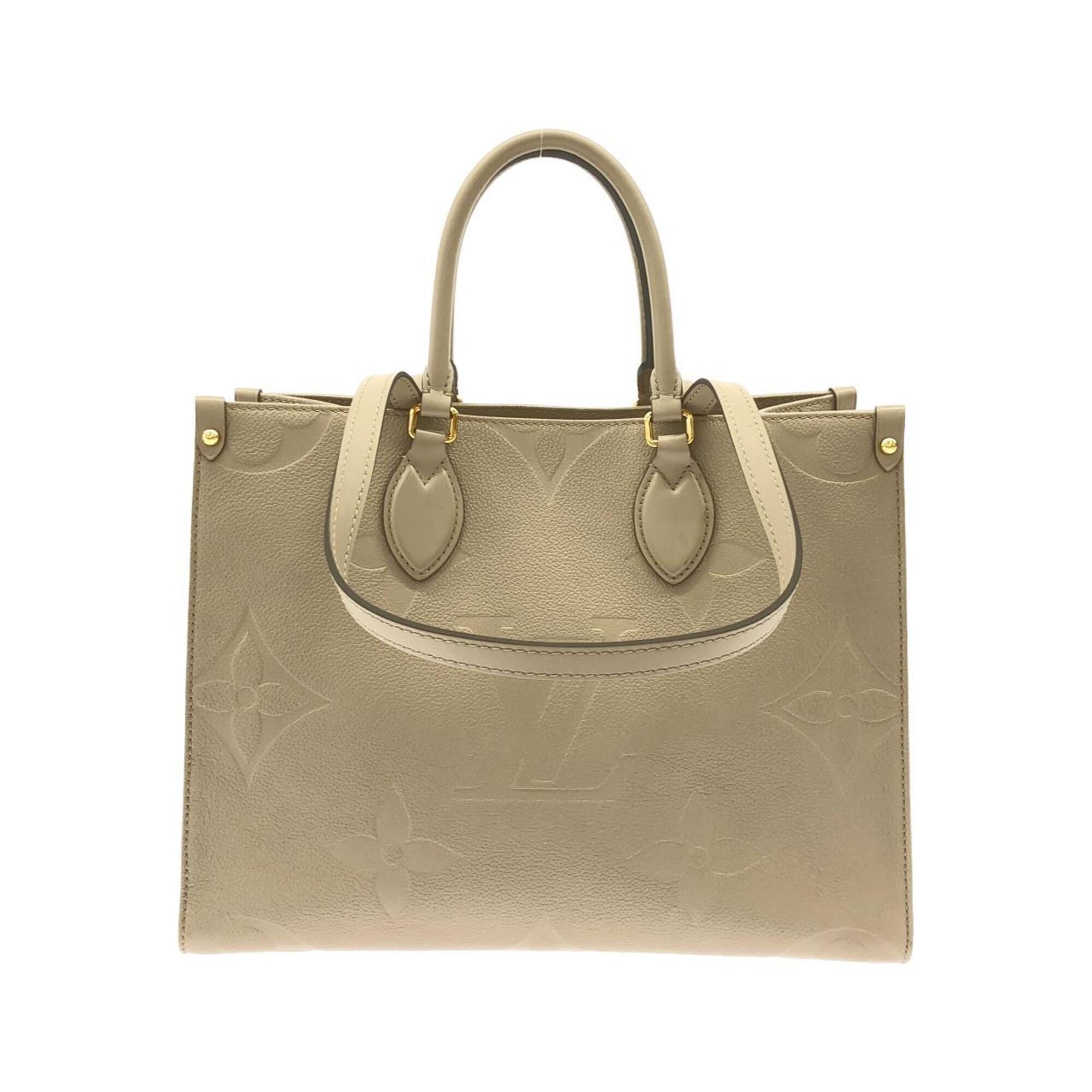 Louis Vuitton Tourterelle Leather Handbag (Pre-Owned)