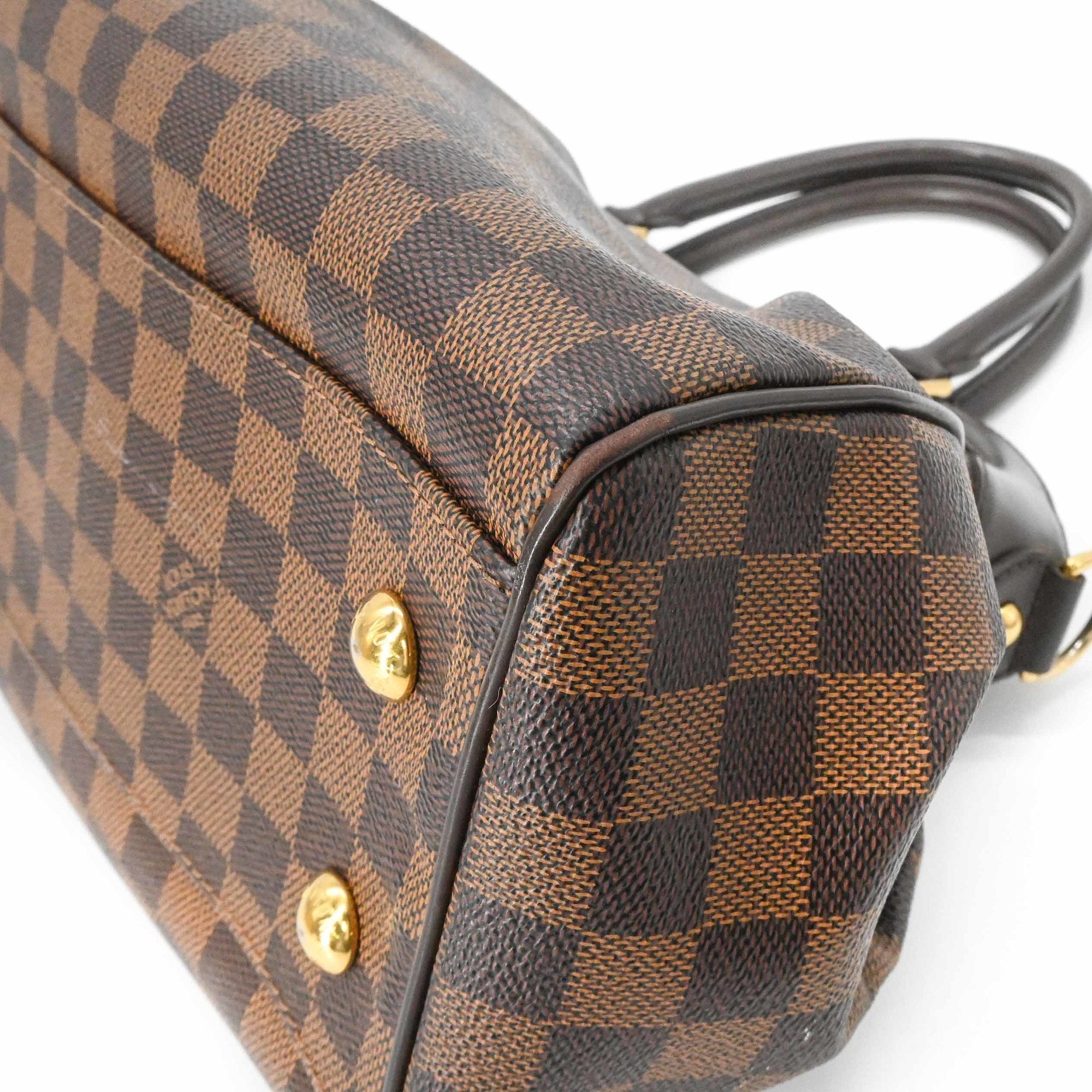 Louis Vuitton Brown Damier Canvas Handbag Shoulder Bag (Pre-Owned)