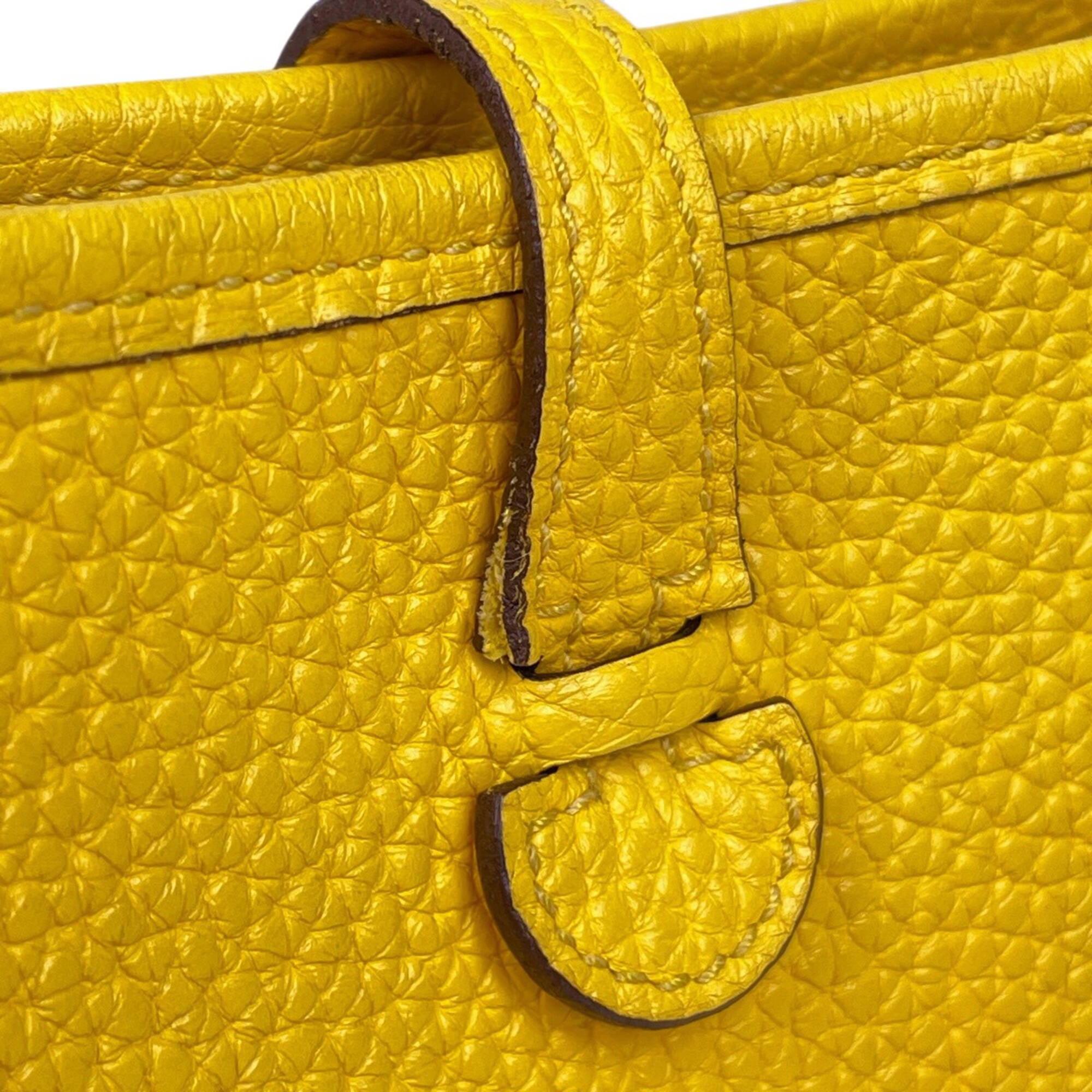 Hermes Evelyne Taurillon Clemence Leather Pochette Shoulder Bag (Pre-Owned)