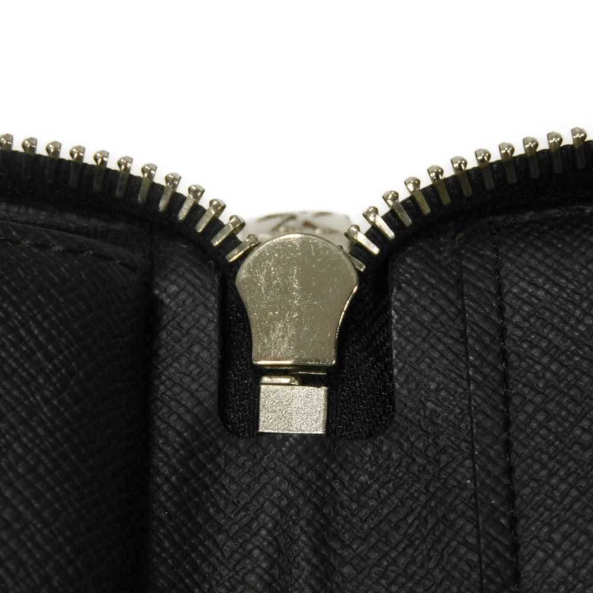 Louis Vuitton Damier Graphite Black Noir Damier Graphite Canvas Leather Long Wallet (Bi-Fold) (Pre-Owned)
