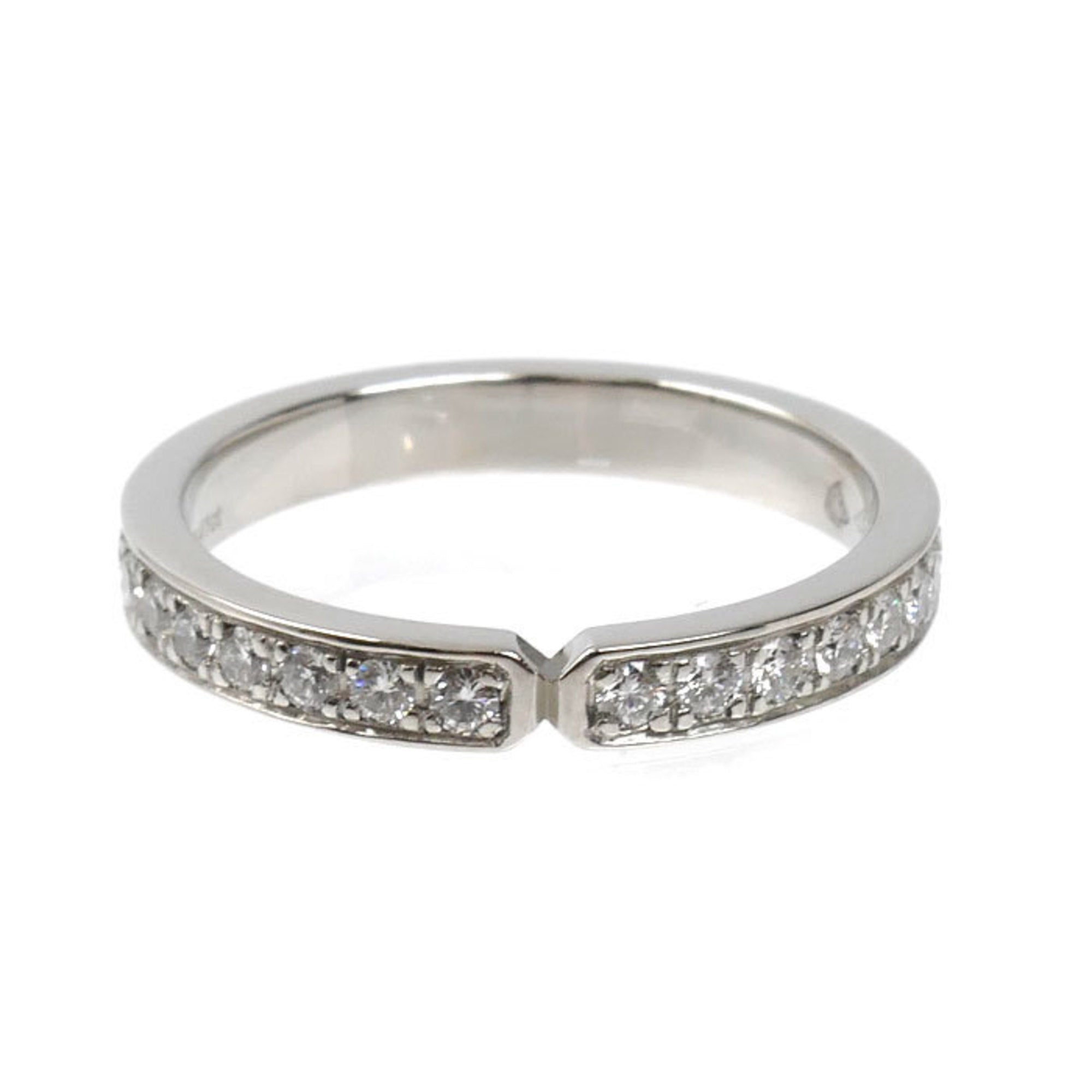 Hermes Platinum 950 Band Ring (Pre-Owned)
