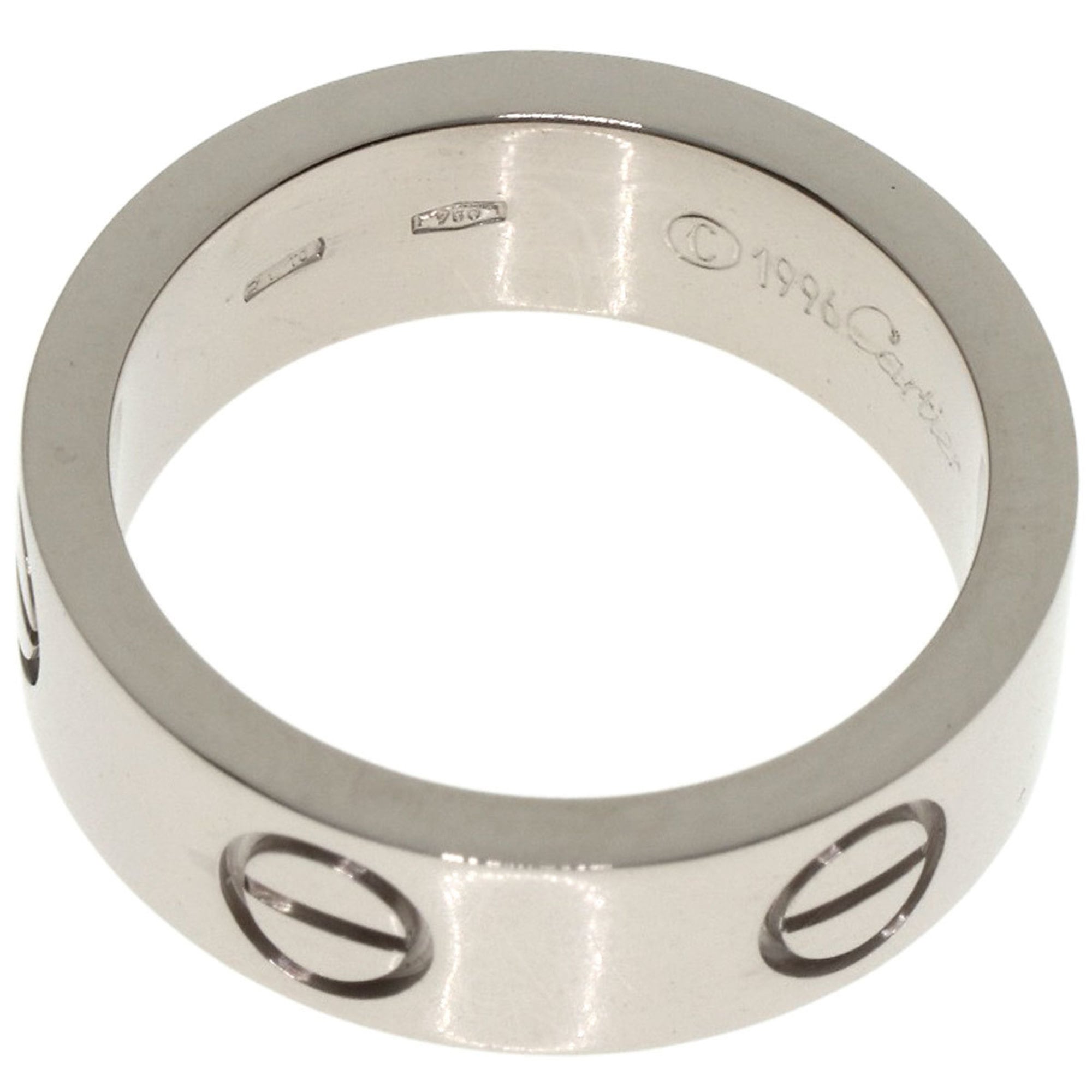 Cartier Love White Gold (18K) Band Ring (Pre-Owned)