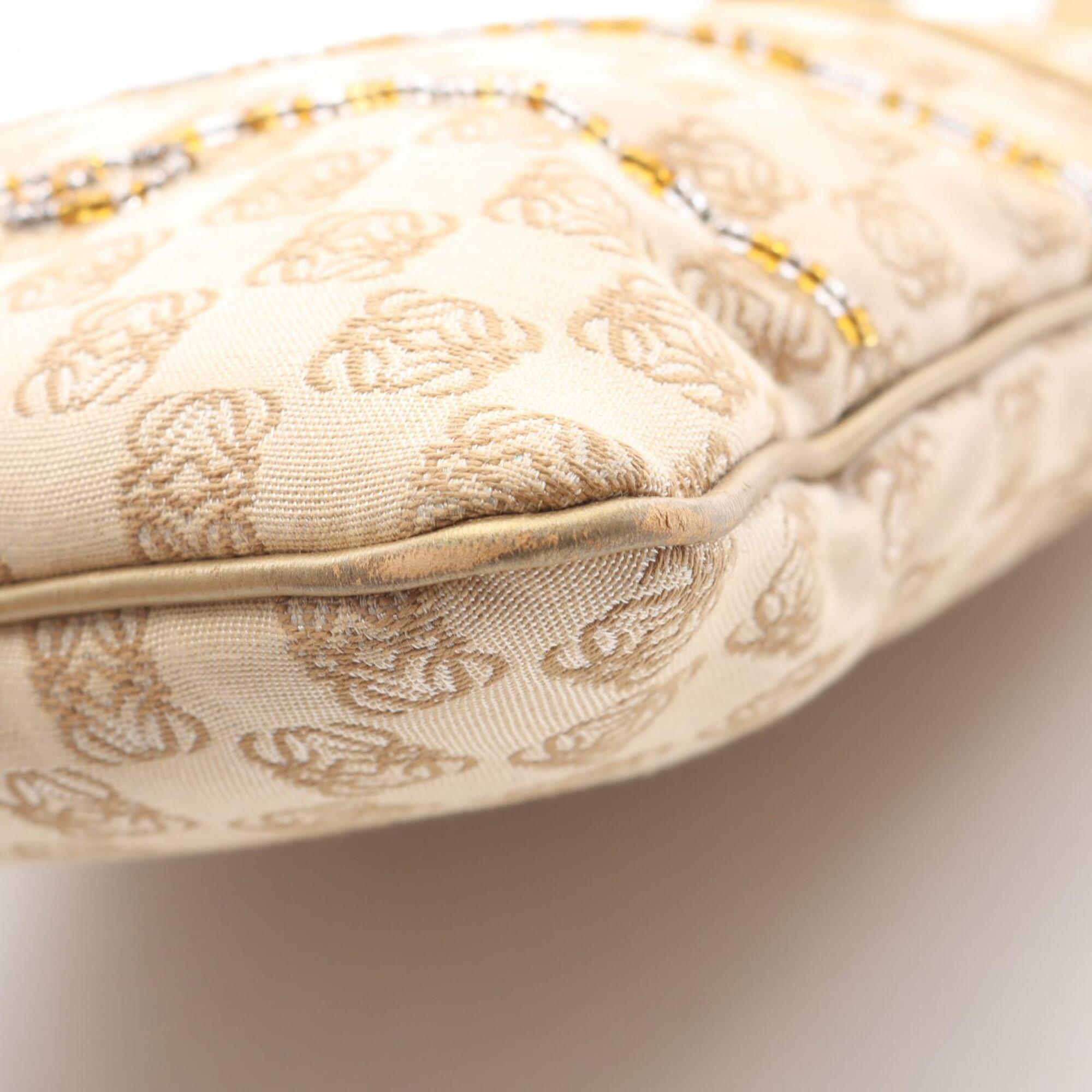 Loewe Beige Canvas Leather Handbag (Pre-Owned)