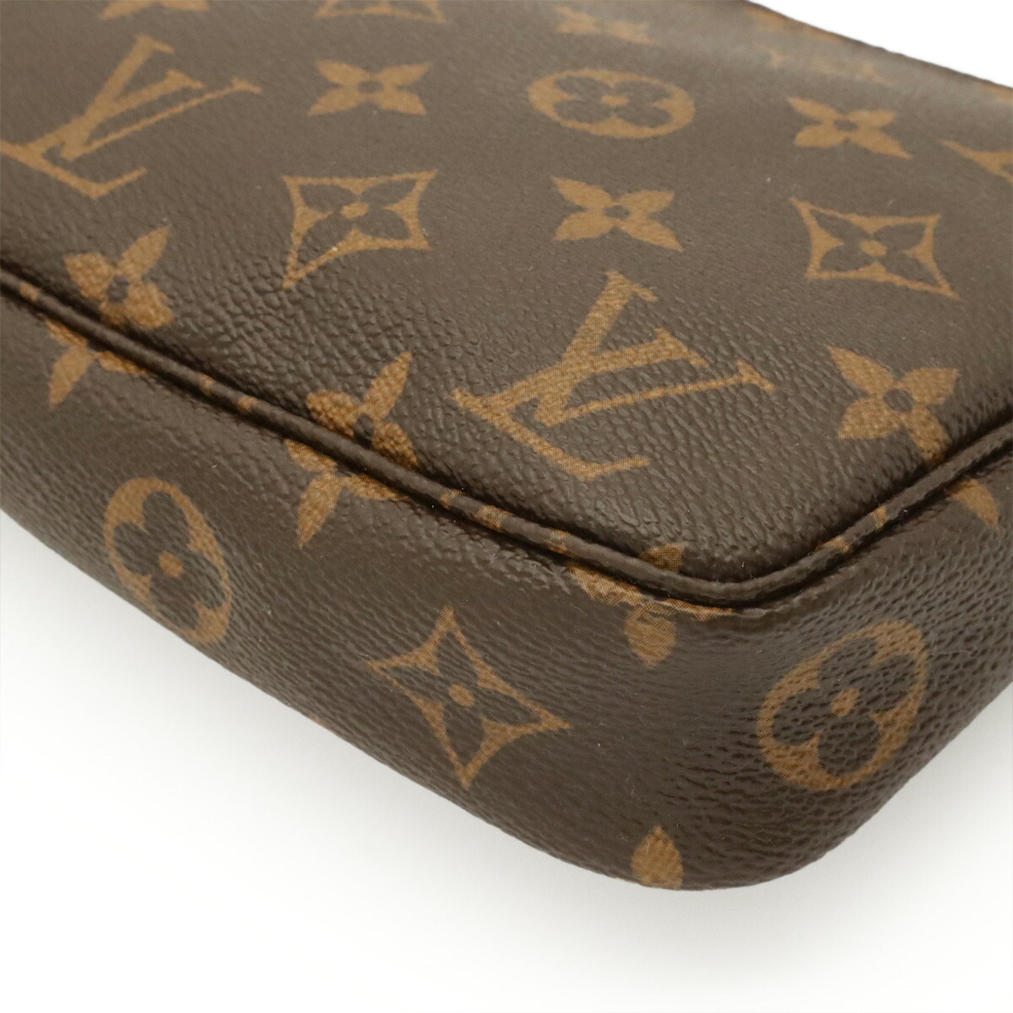 Louis Vuitton Brown Monogram Monogram Handbag Pochette Pouch (Pre-Owned)