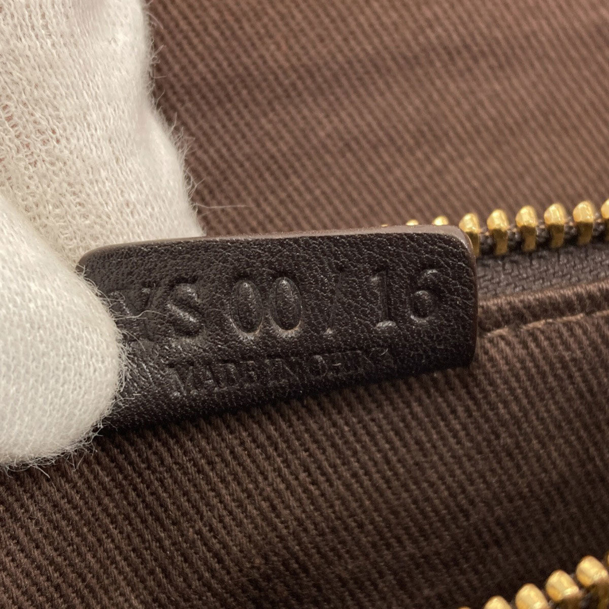 Celine Brown Canvas Handbag (Pre-Owned)