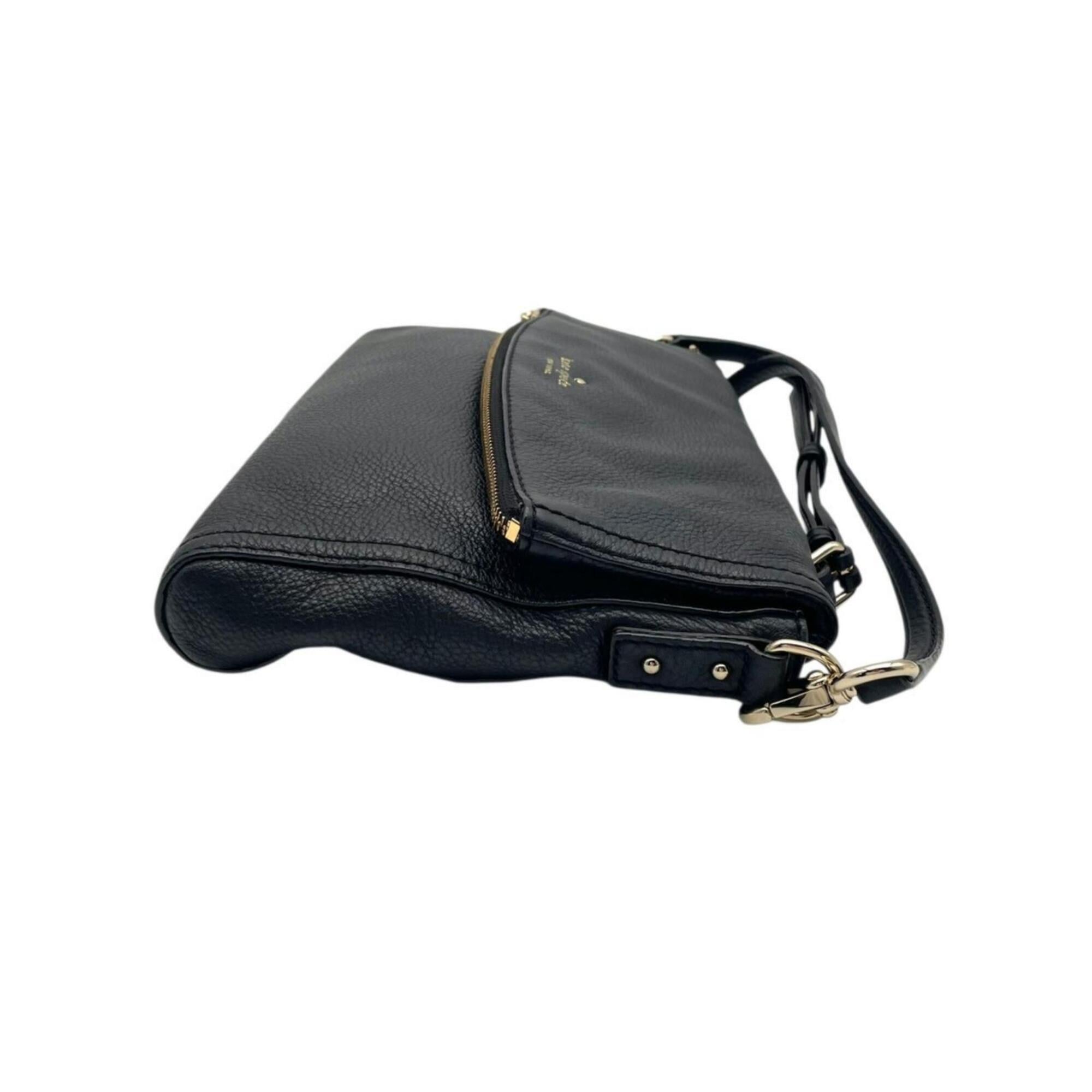 Kate Spade Black Leather Shoulder Bag (Pre-Owned)