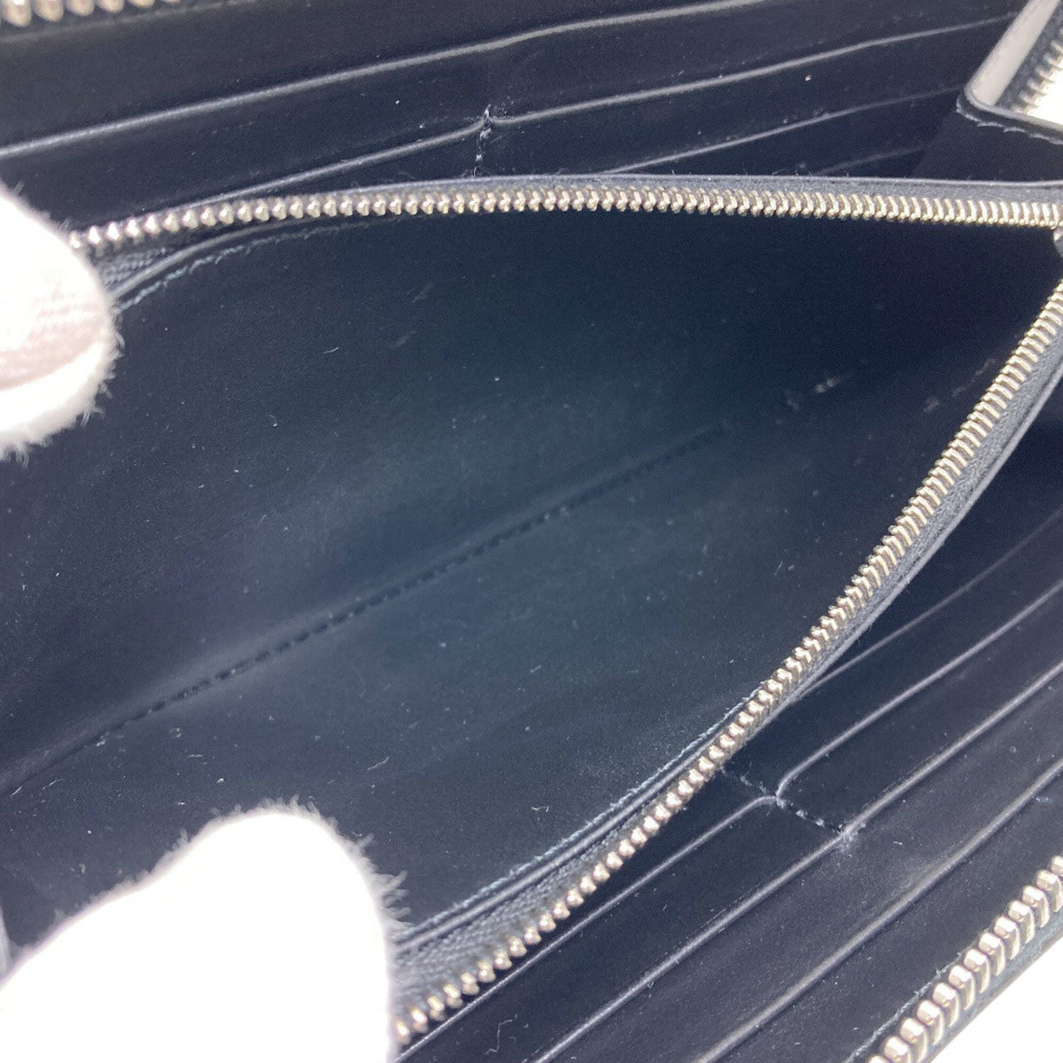 Celine Black Leather Long Wallet (Bi-Fold) (Pre-Owned)
