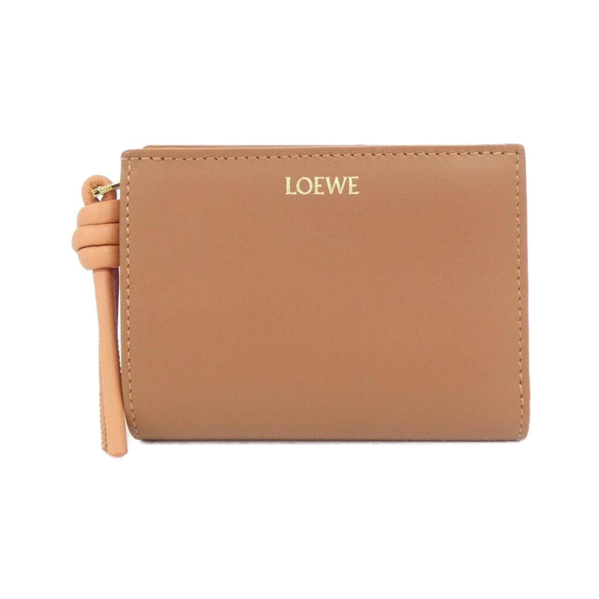 Loewe Brown Leather Wallet (Tri-Fold) (Pre-Owned)