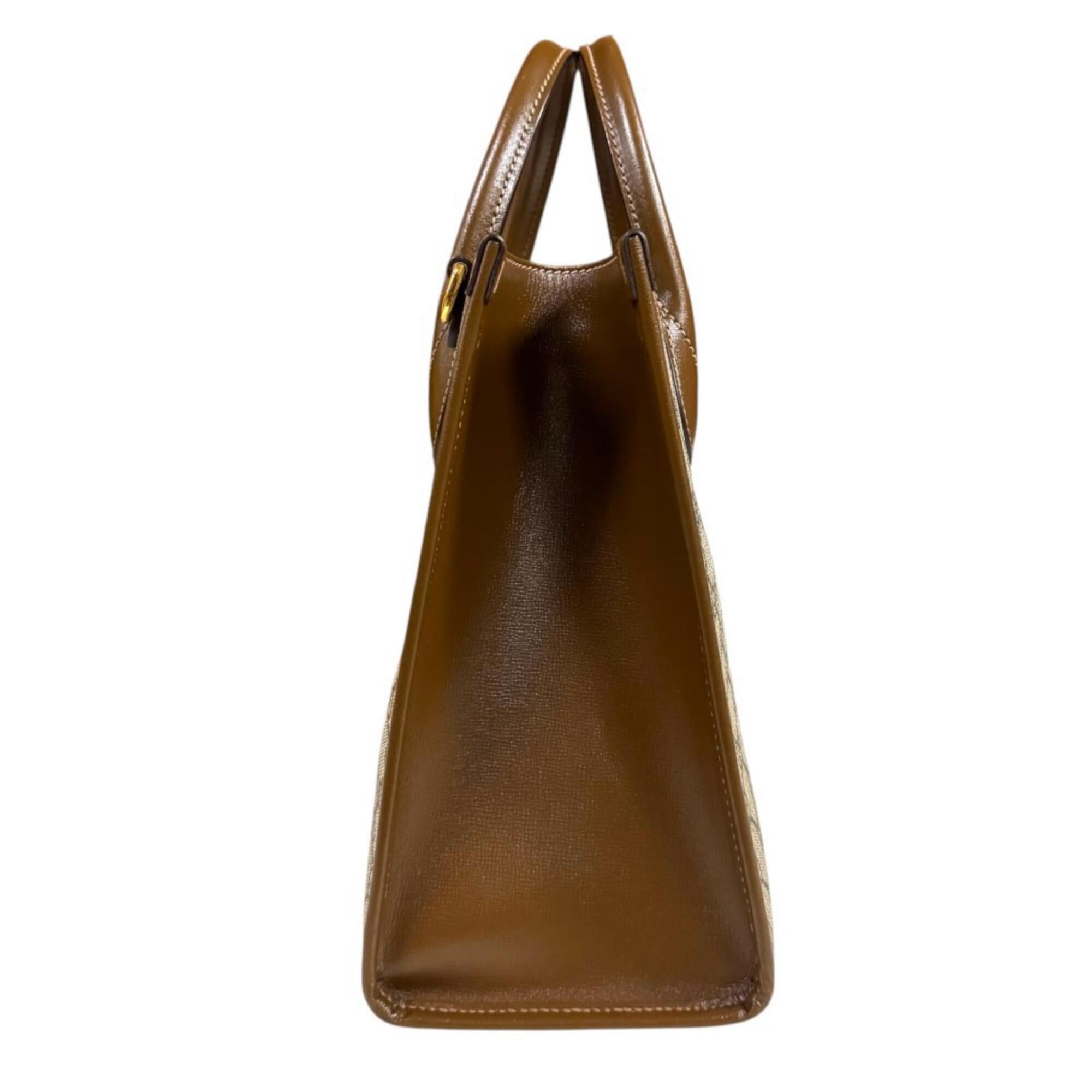 Gucci Brown Gg Supreme Canvas Shoulder Bag Tote Bag (Pre-Owned)