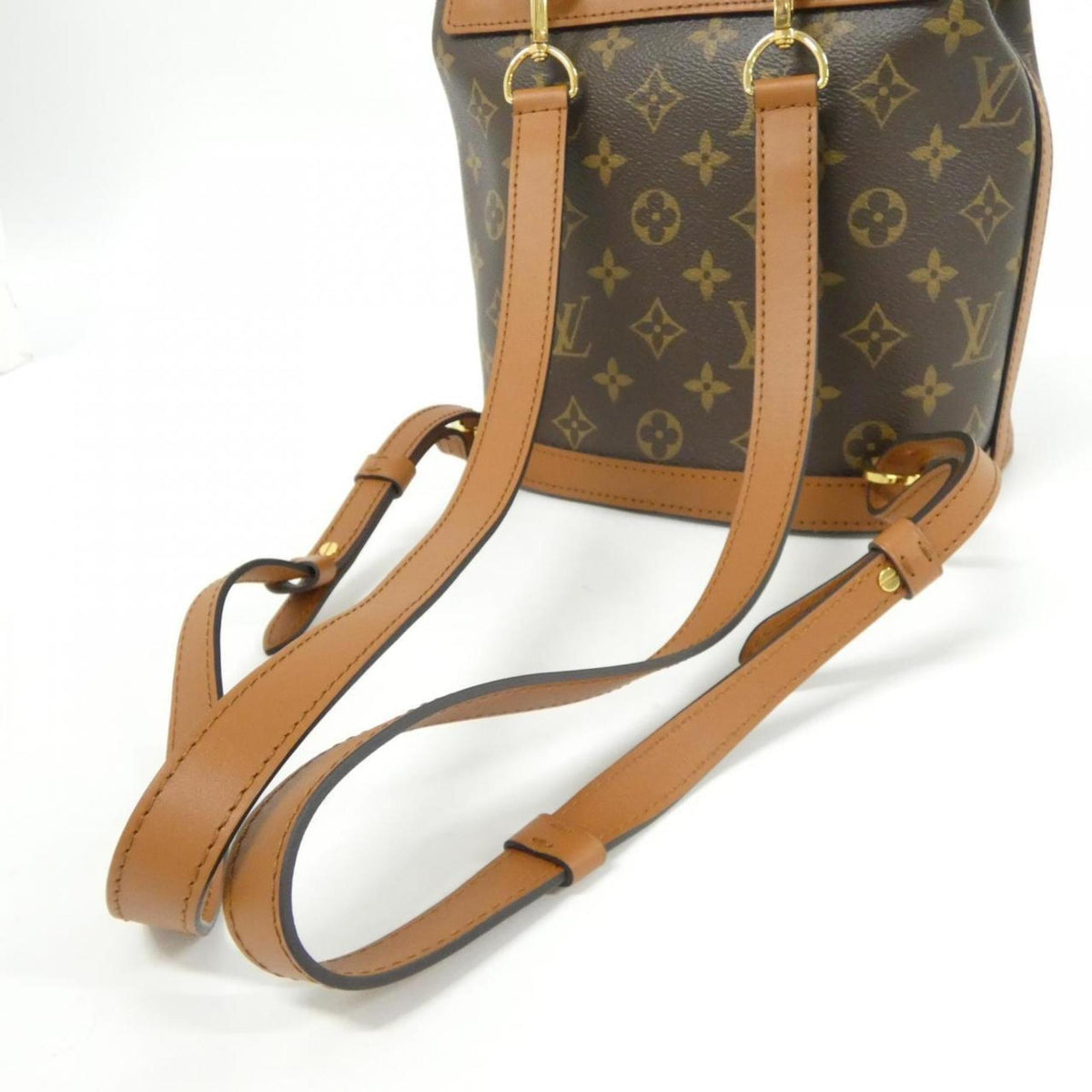 Louis Vuitton Marron Coated Canvas Backpack (Pre-Owned)