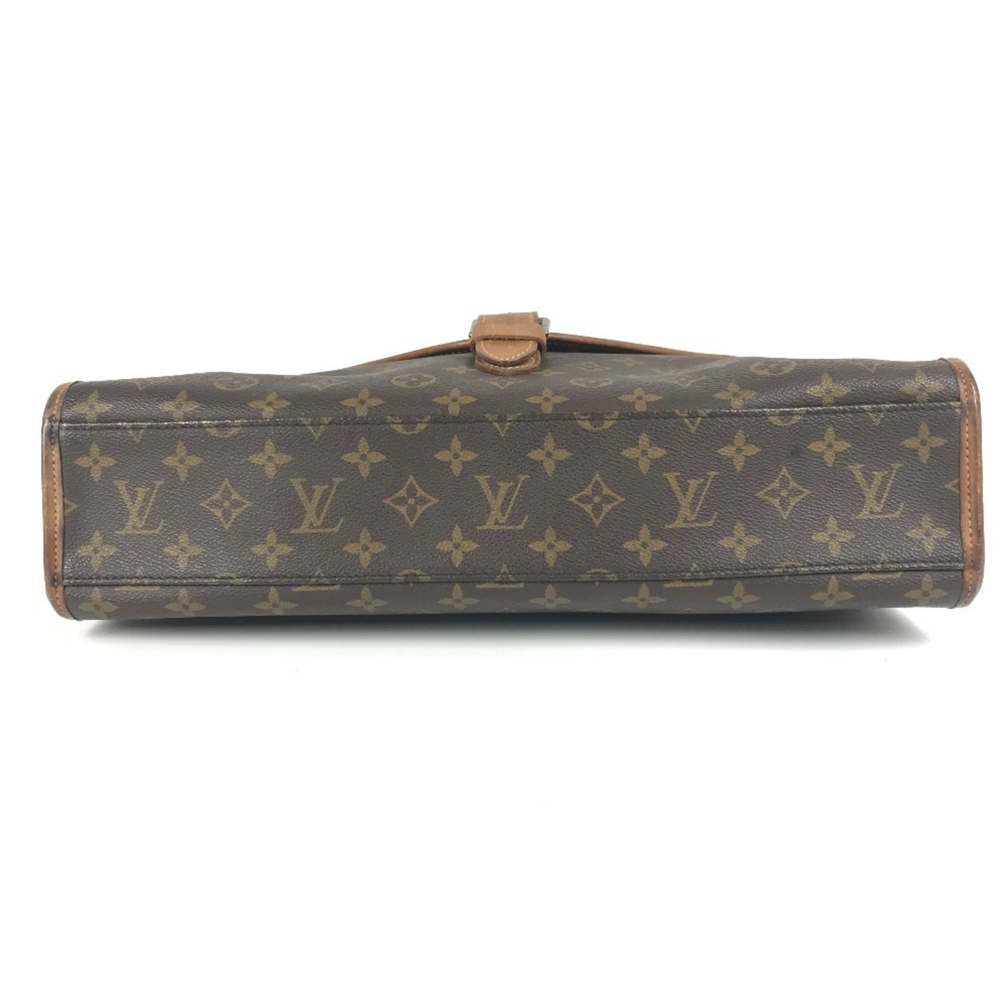 Louis Vuitton Brown Monogram Canvas Handbag Shoulder Bag (Pre-Owned)
