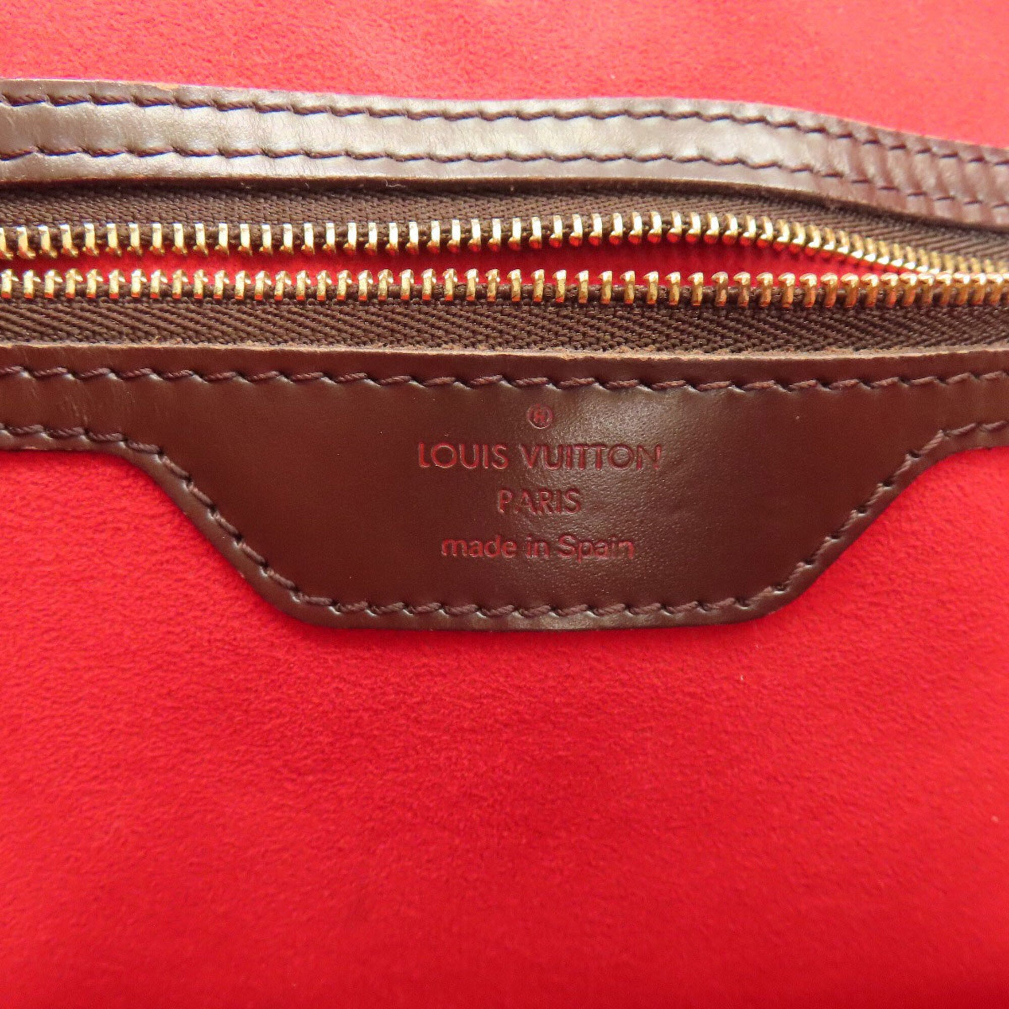 Louis Vuitton Damier Canvas Ebene Damier Canvas Tote Bag (Pre-Owned)