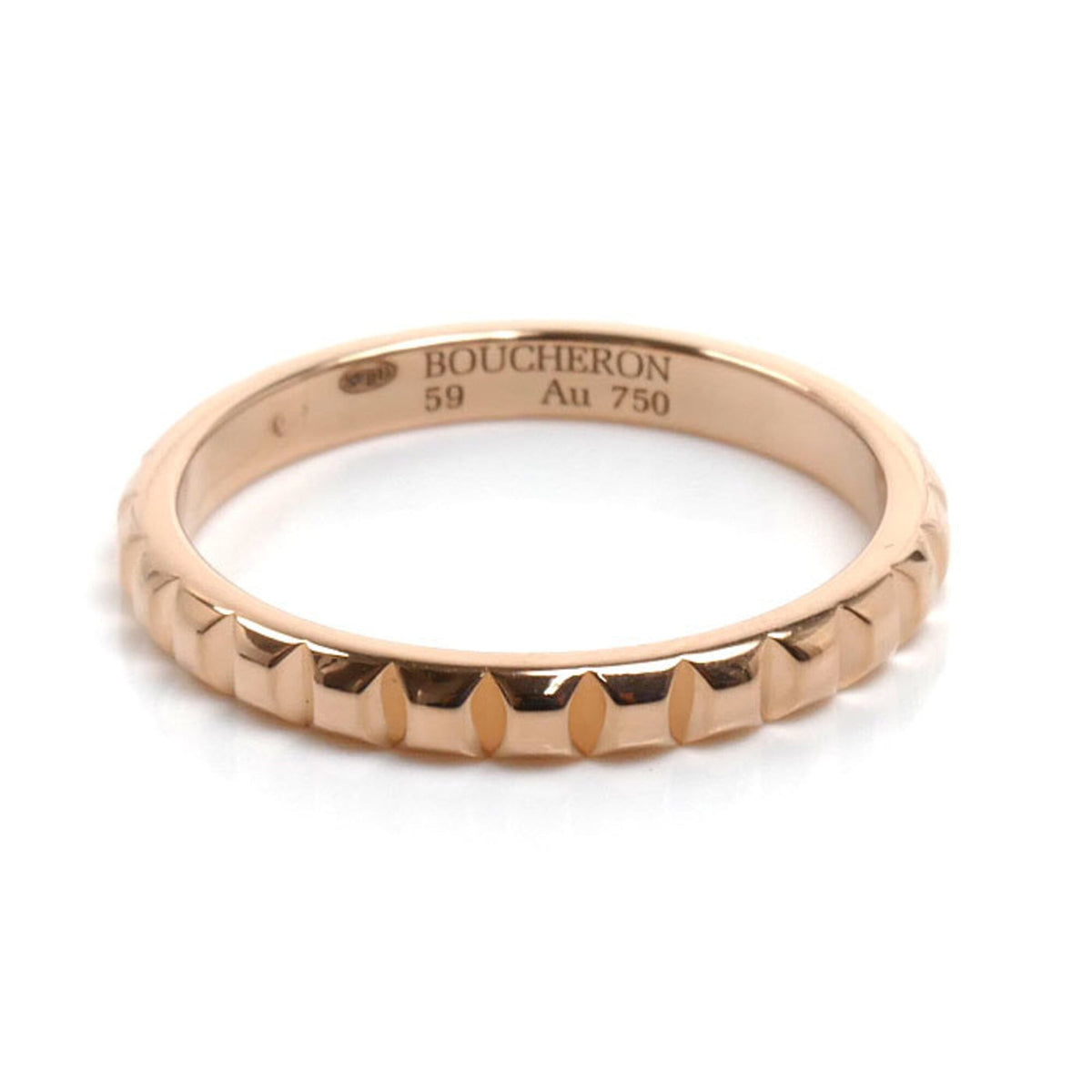 Boucheron Pink Gold (18K) Band Ring (Pre-Owned)