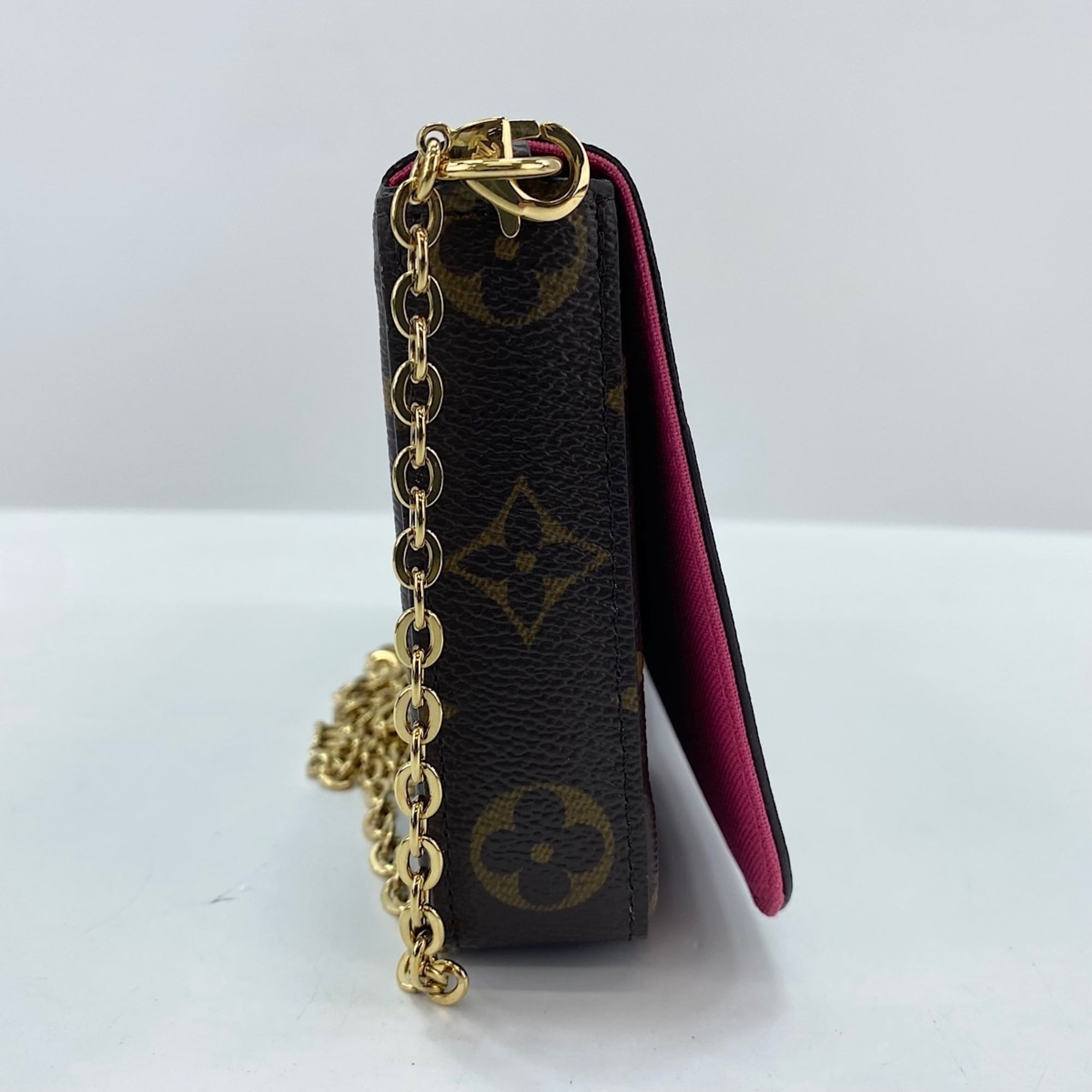 Louis Vuitton Monogram Brown Pochette Shoulder Bag (Pre-Owned)