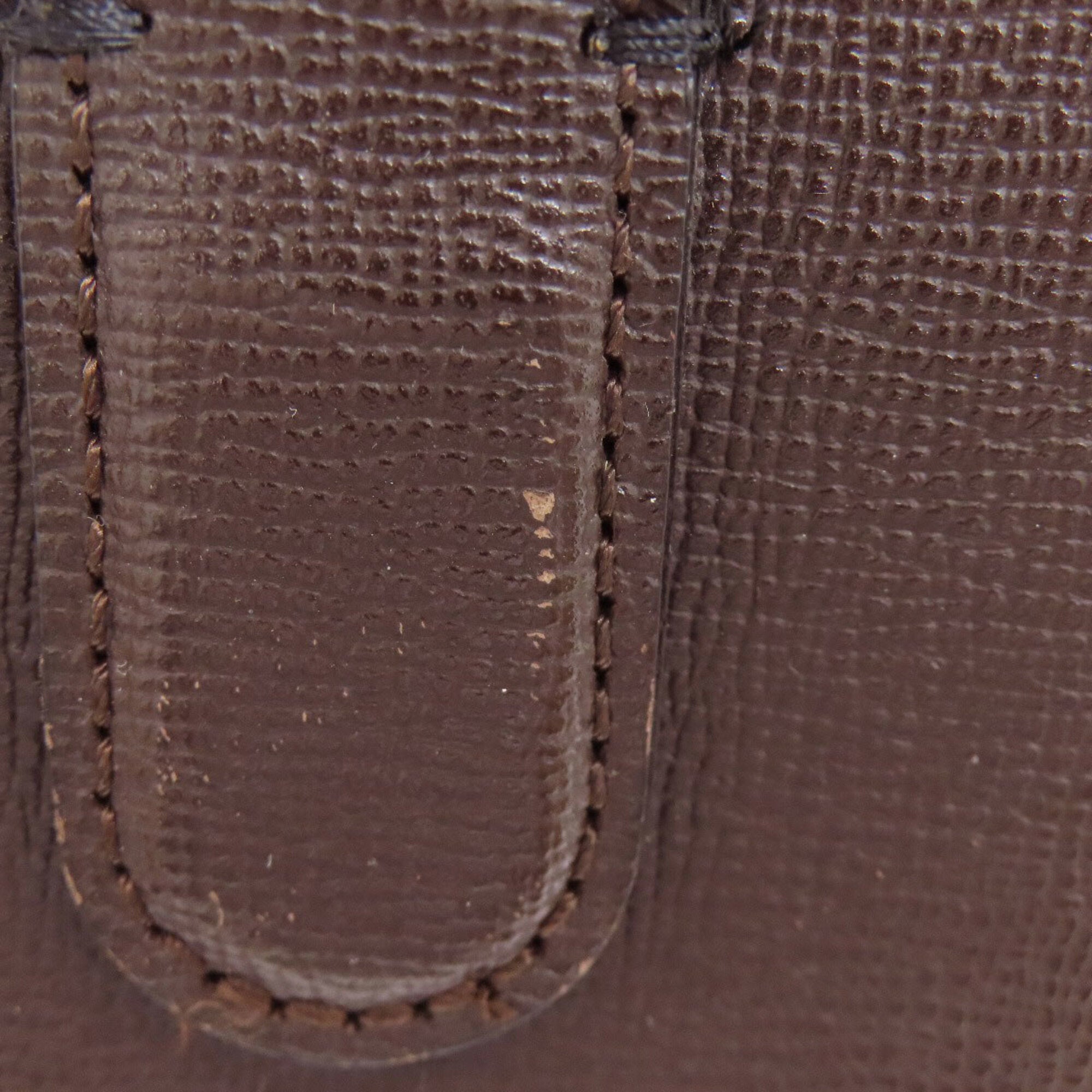 Longchamp Brown Leather Briefcase (Pre-Owned)